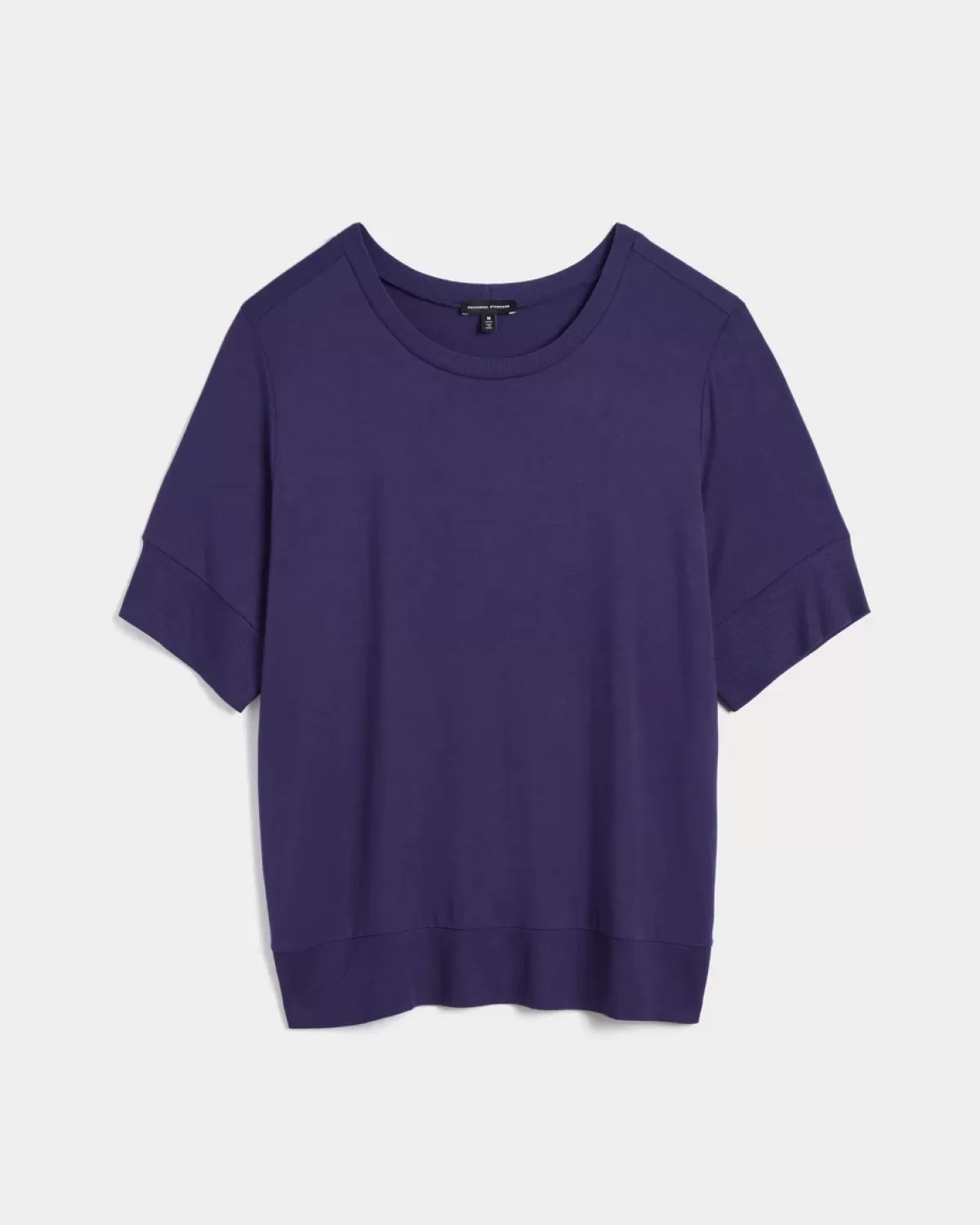 Aimee Liquid Jersey Rib Hem Tee>Universal Standard Hot