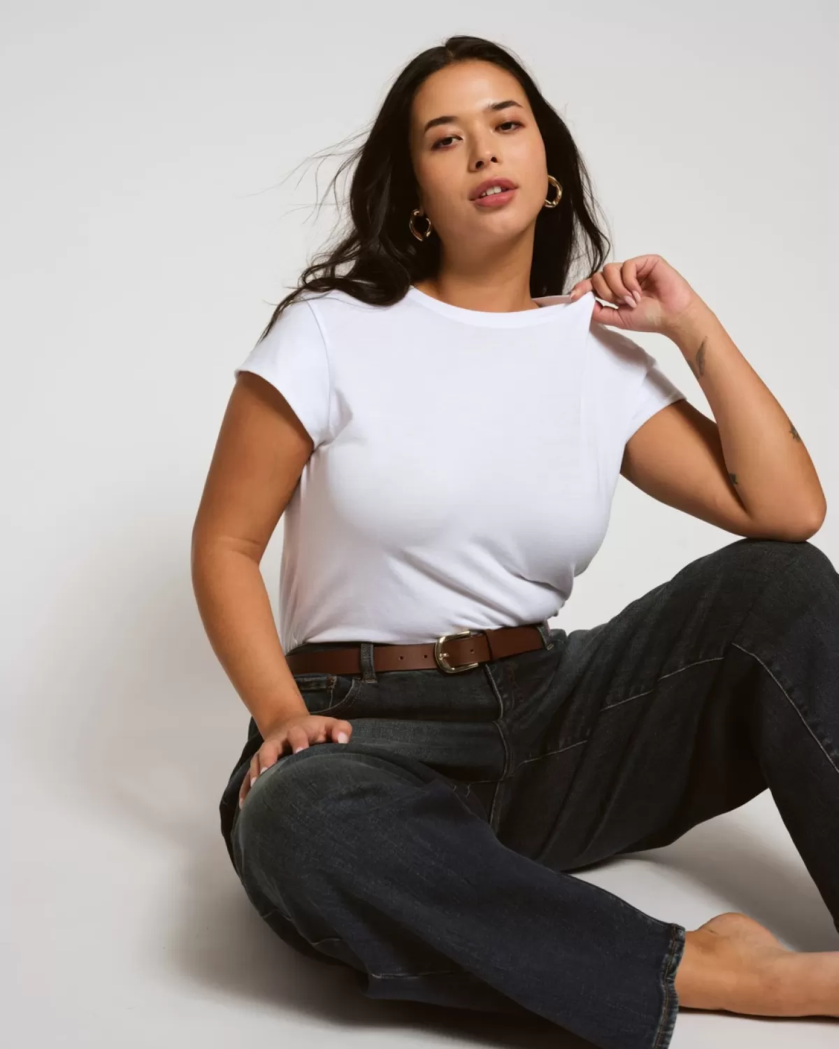 Ashley Cap Sleeve Tee>Universal Standard New