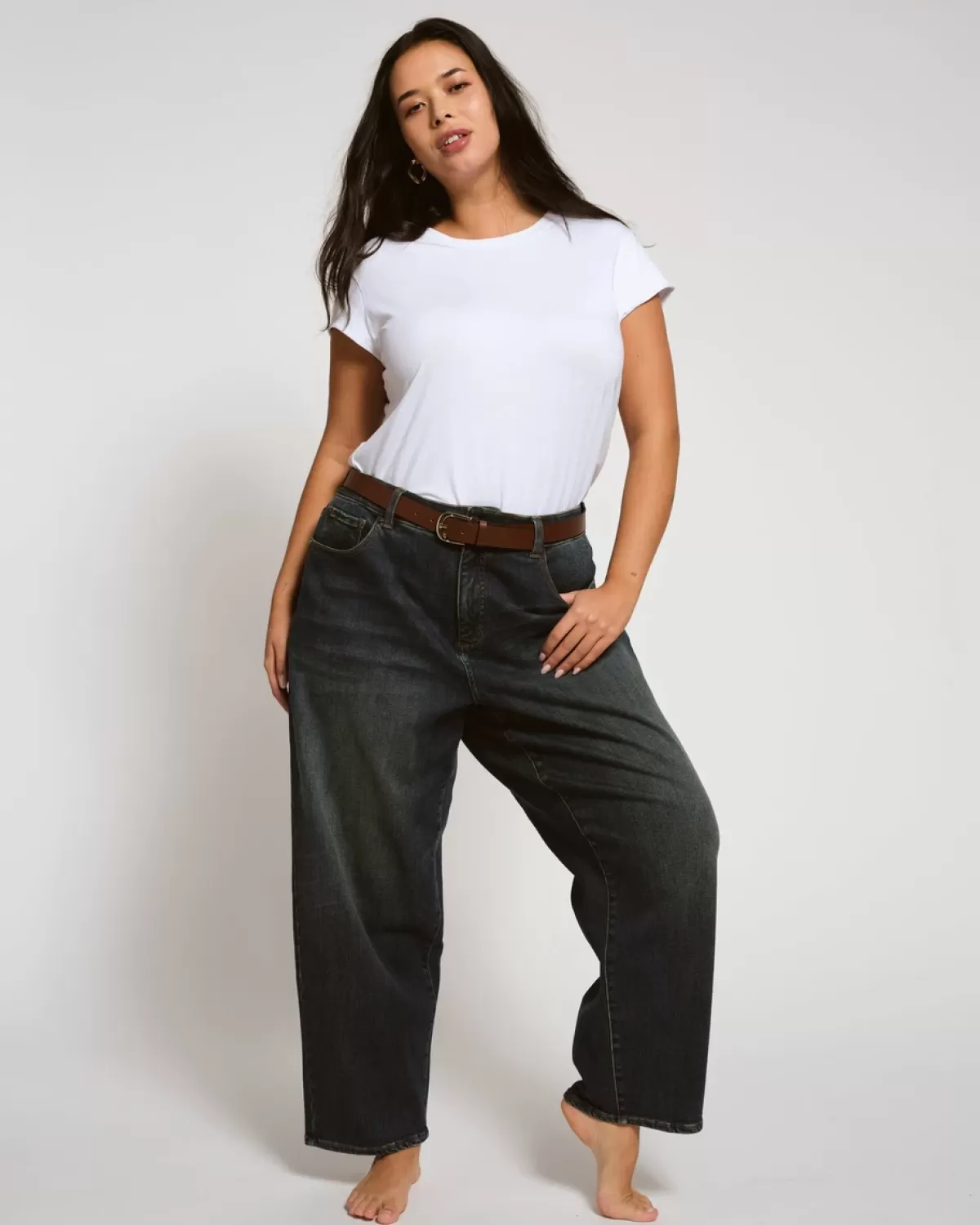 Ashley Cap Sleeve Tee>Universal Standard New