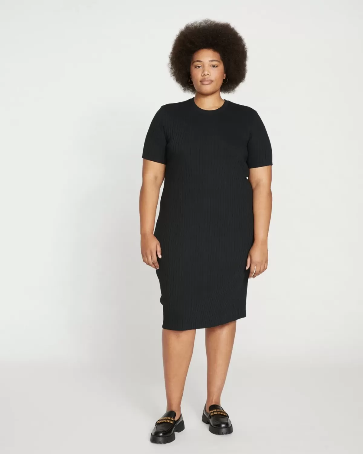 Aspen Rib T-Shirt Dress>Universal Standard Fashion