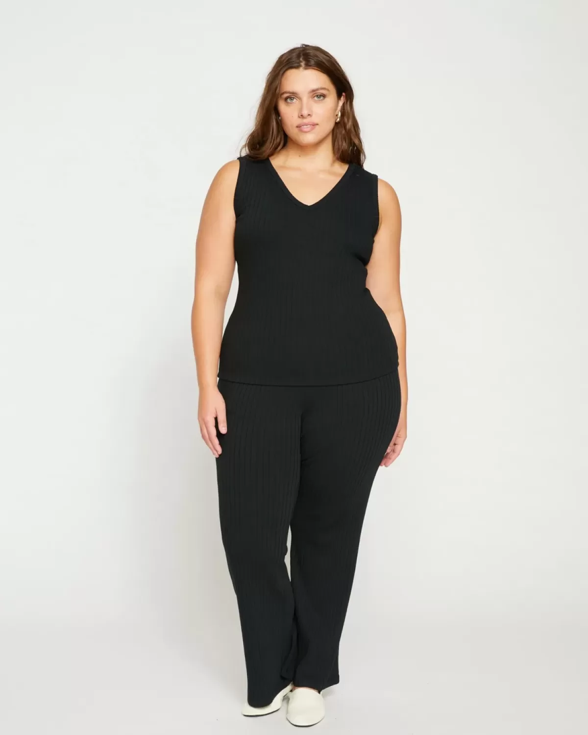 Aspen Rib Wide Leg Pant>Universal Standard Fashion