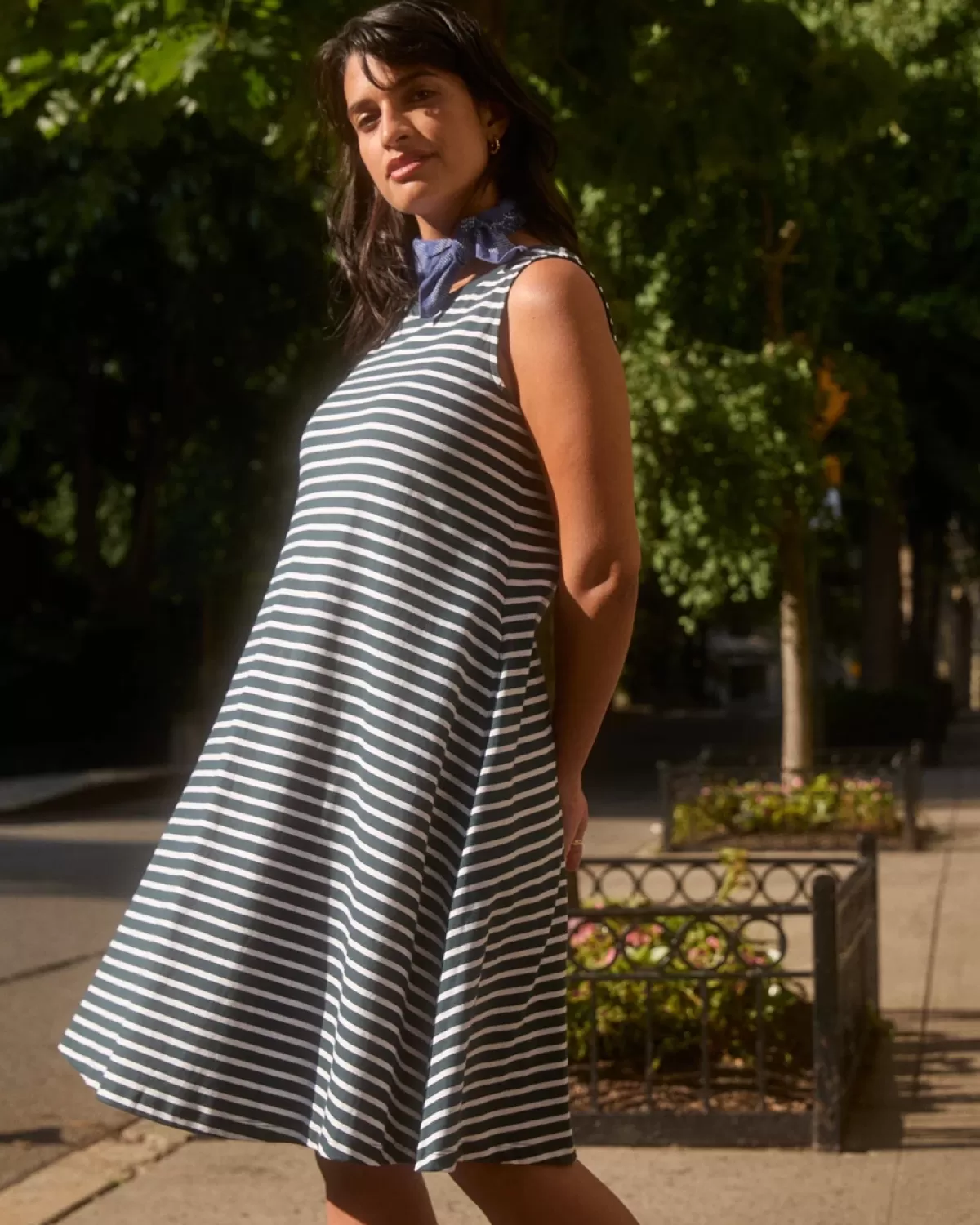 Bay Breton Stripe Sleeveless Dress>Universal Standard Cheap
