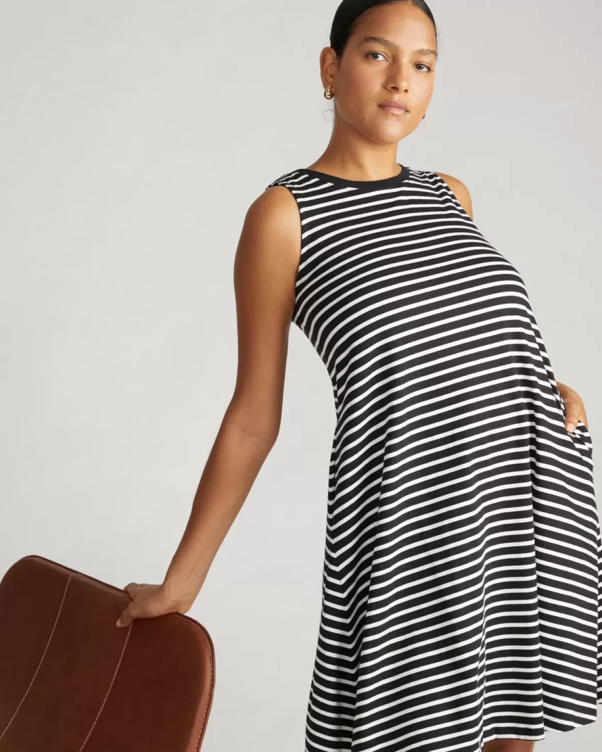 Bay Breton Stripe Sleeveless Dress>Universal Standard Best Sale