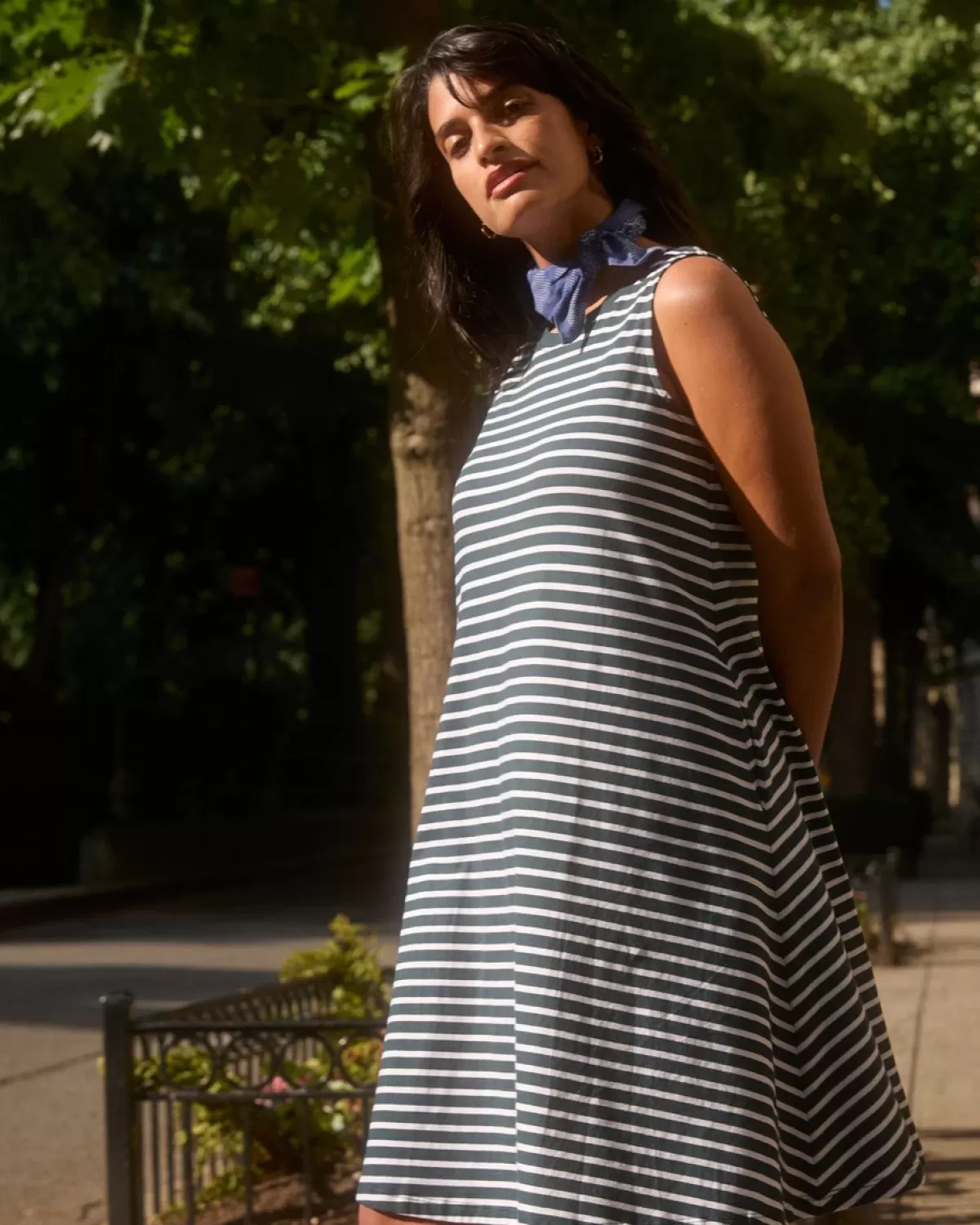 Bay Breton Stripe Sleeveless Dress>Universal Standard Cheap
