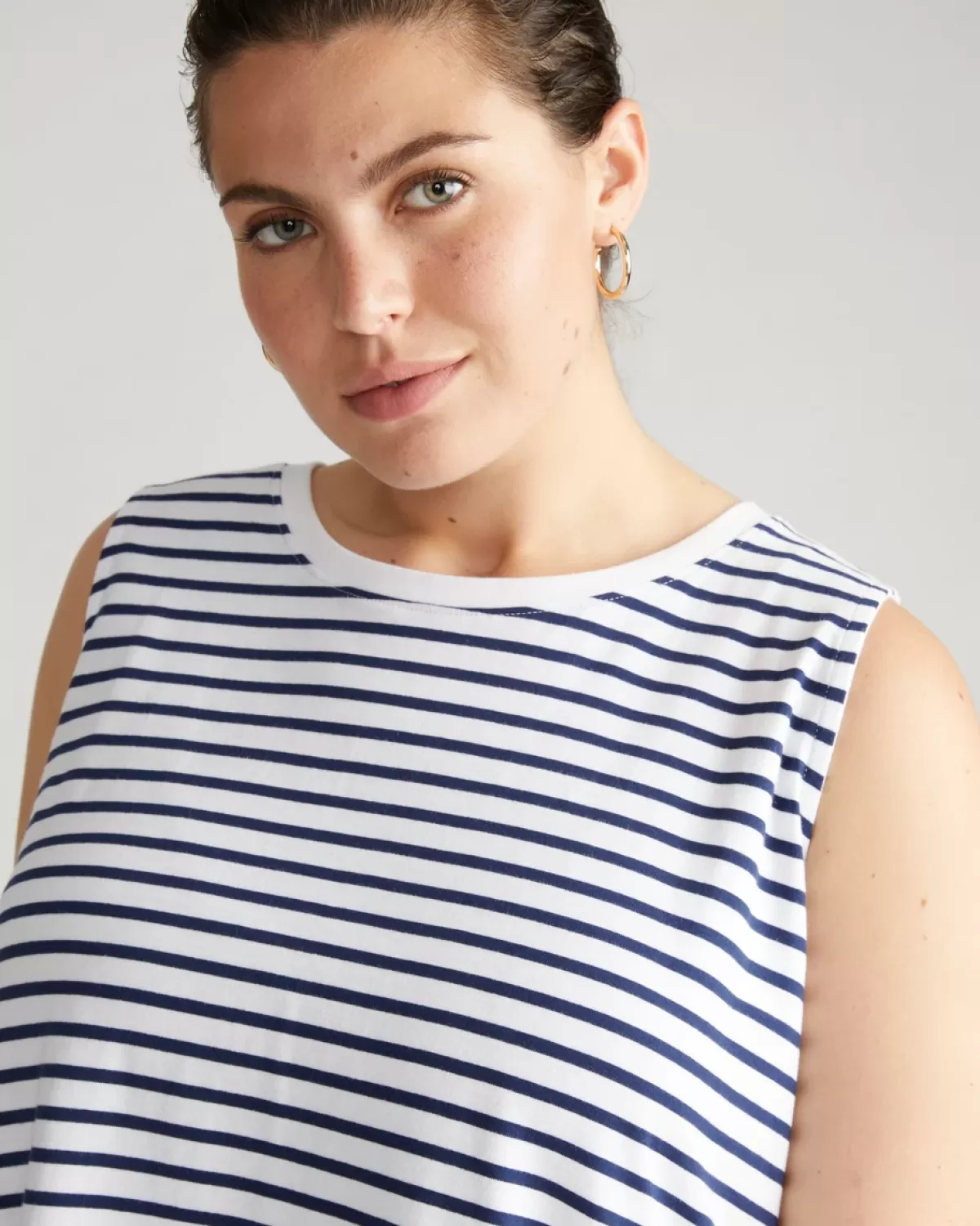 Bay Breton Stripe Sleeveless Dress>Universal Standard Store
