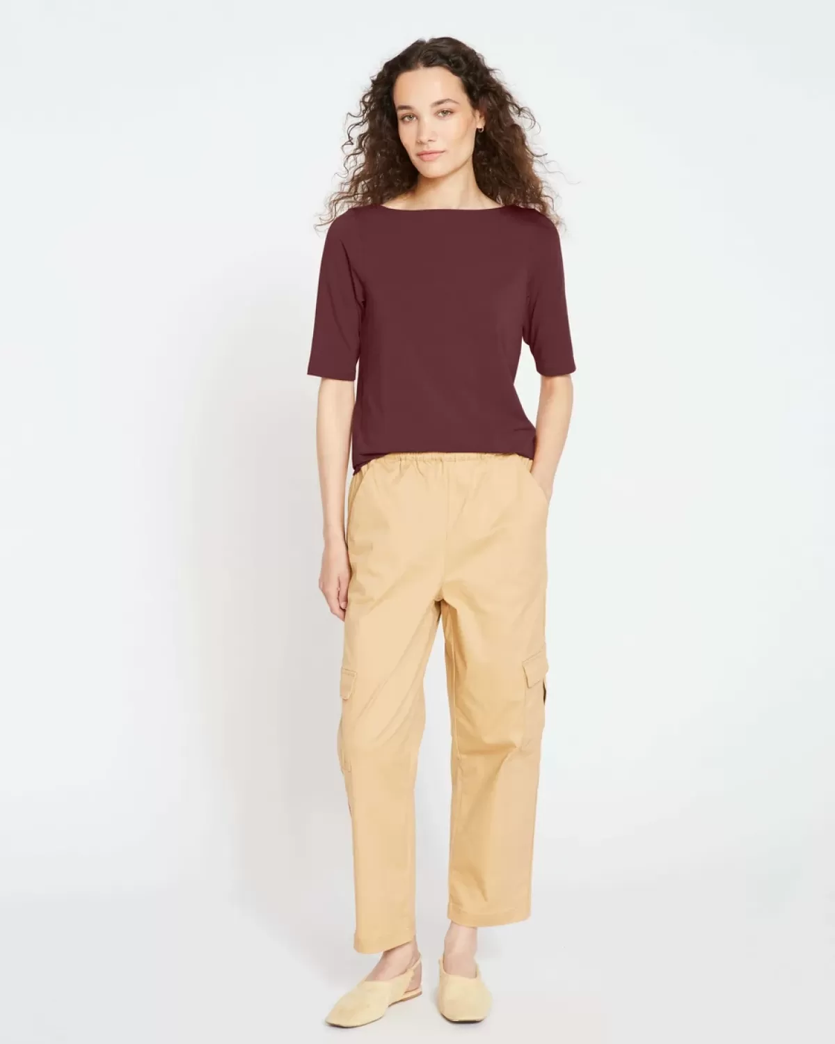 Bella Boatneck Tee>Universal Standard New