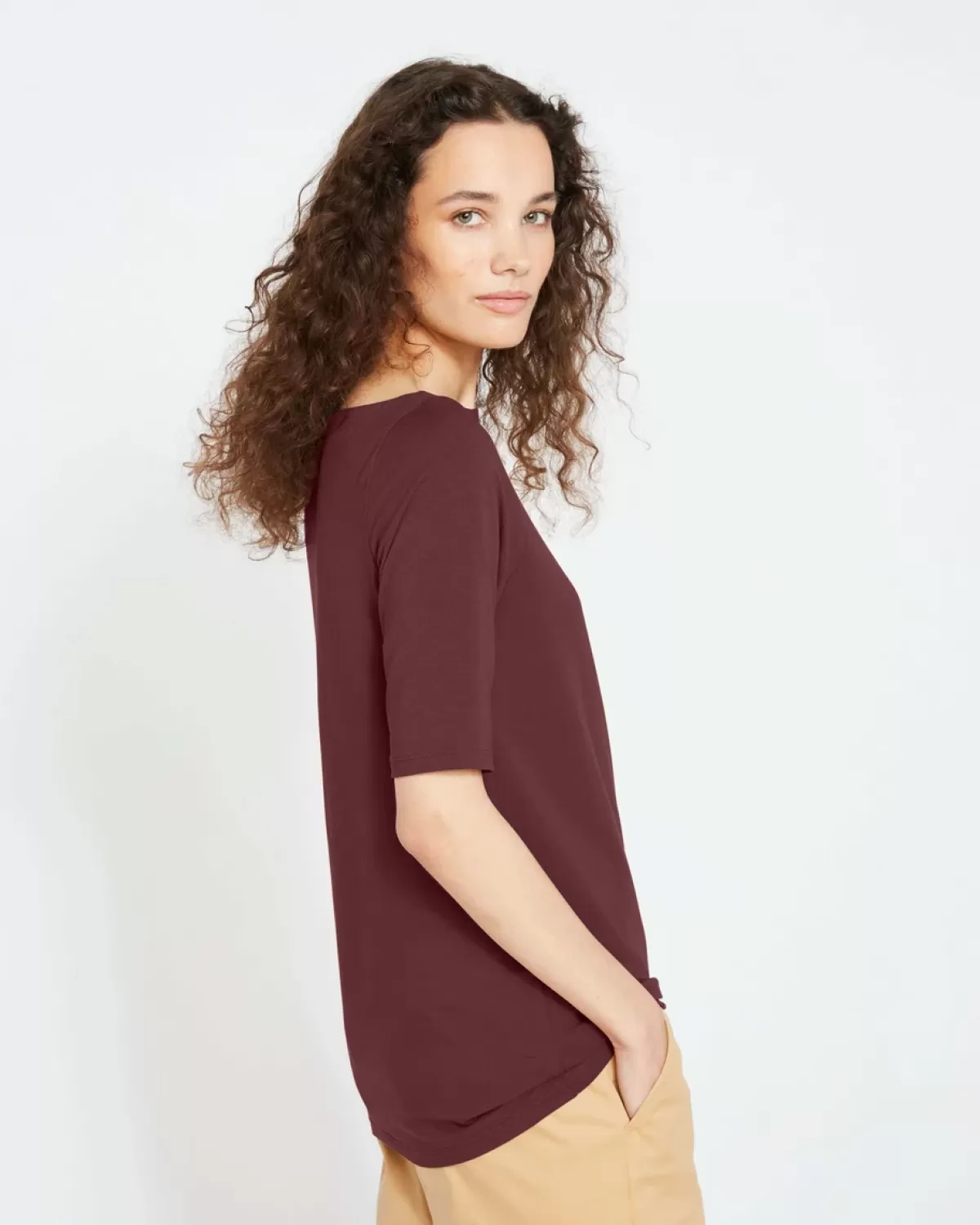 Bella Boatneck Tee>Universal Standard New
