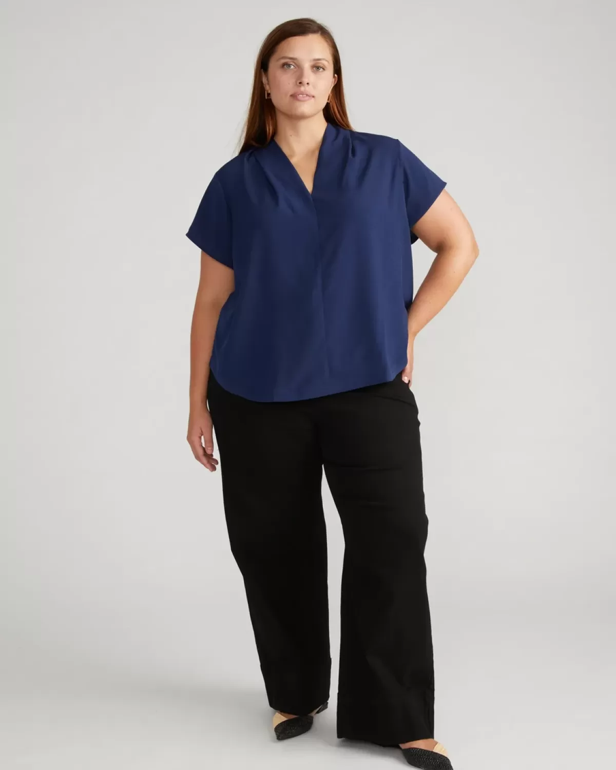 Better-Than-Silk V-Neck Top>Universal Standard Online