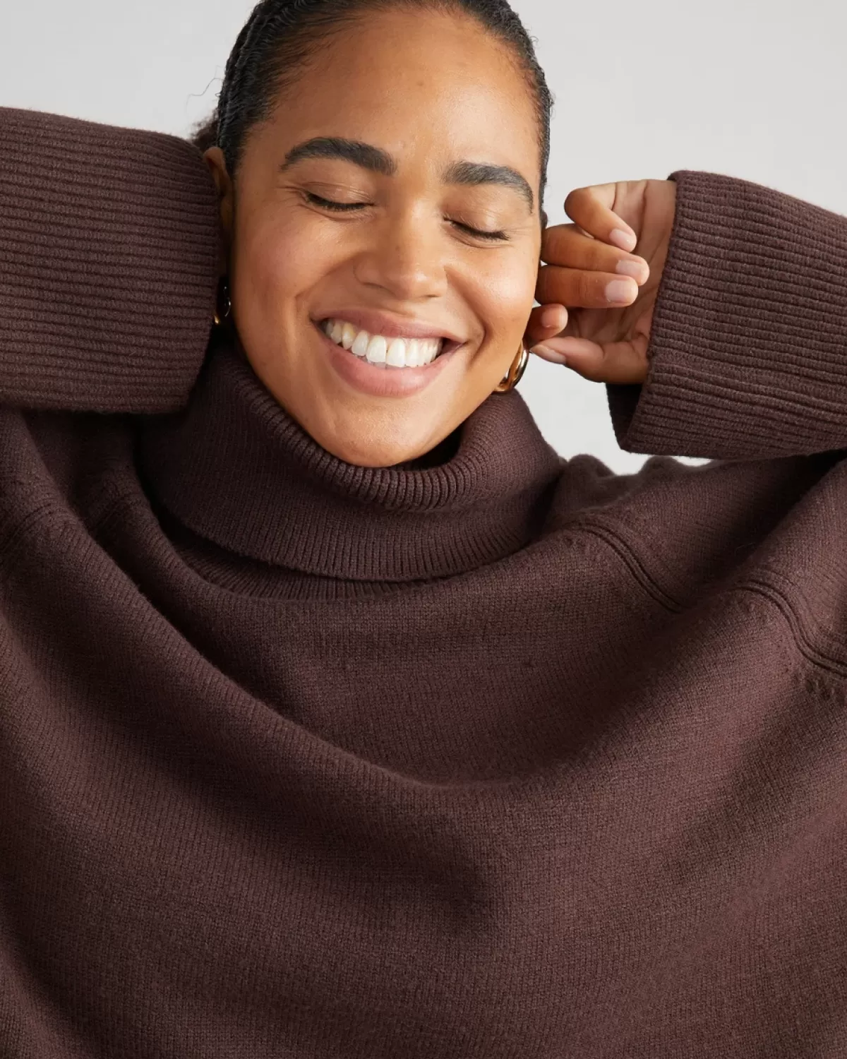 Better-Than-Wool Oversize Turtleneck Sweater>Universal Standard Hot