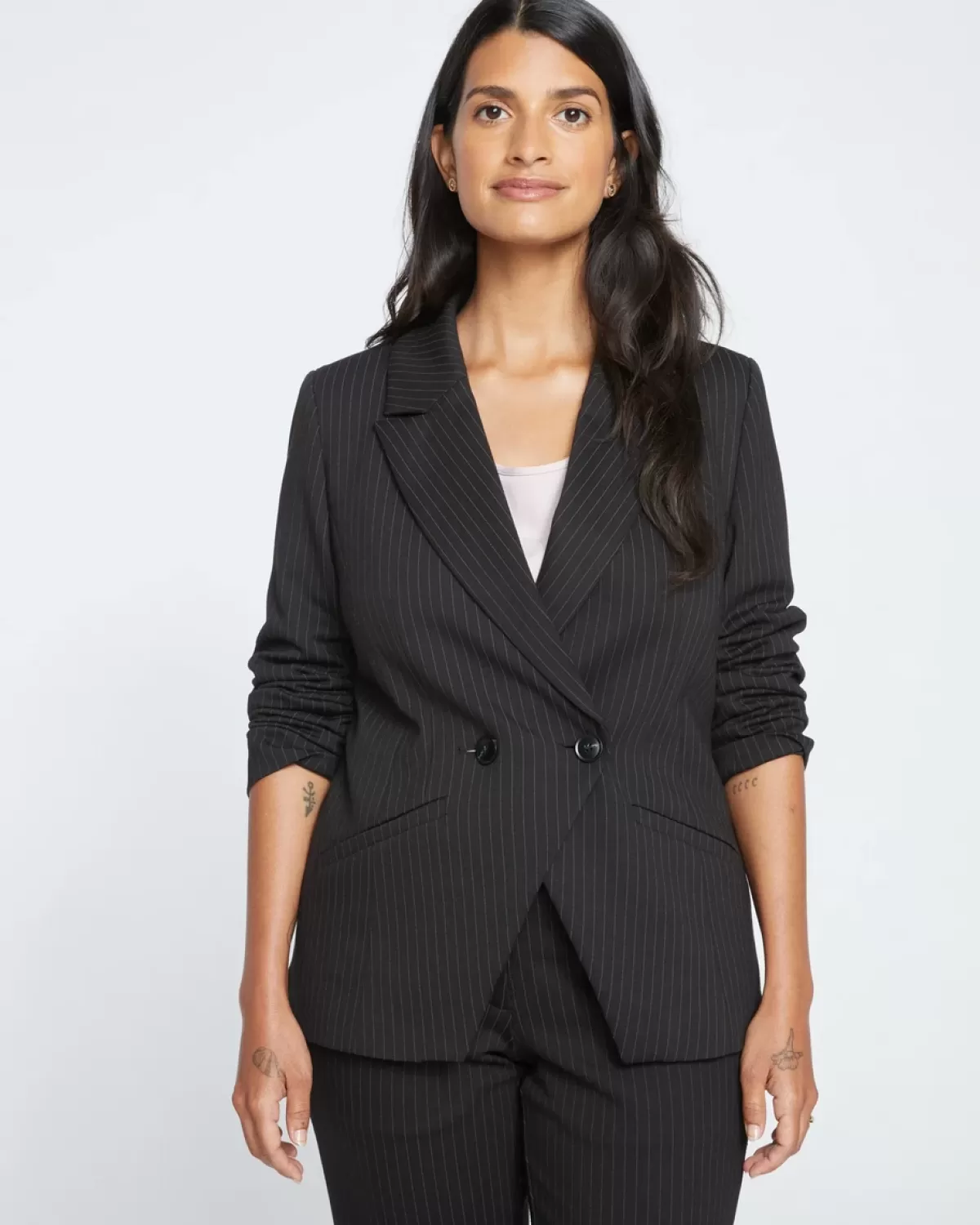 Bianca Double Breasted Ponte Blazer>Universal Standard Store