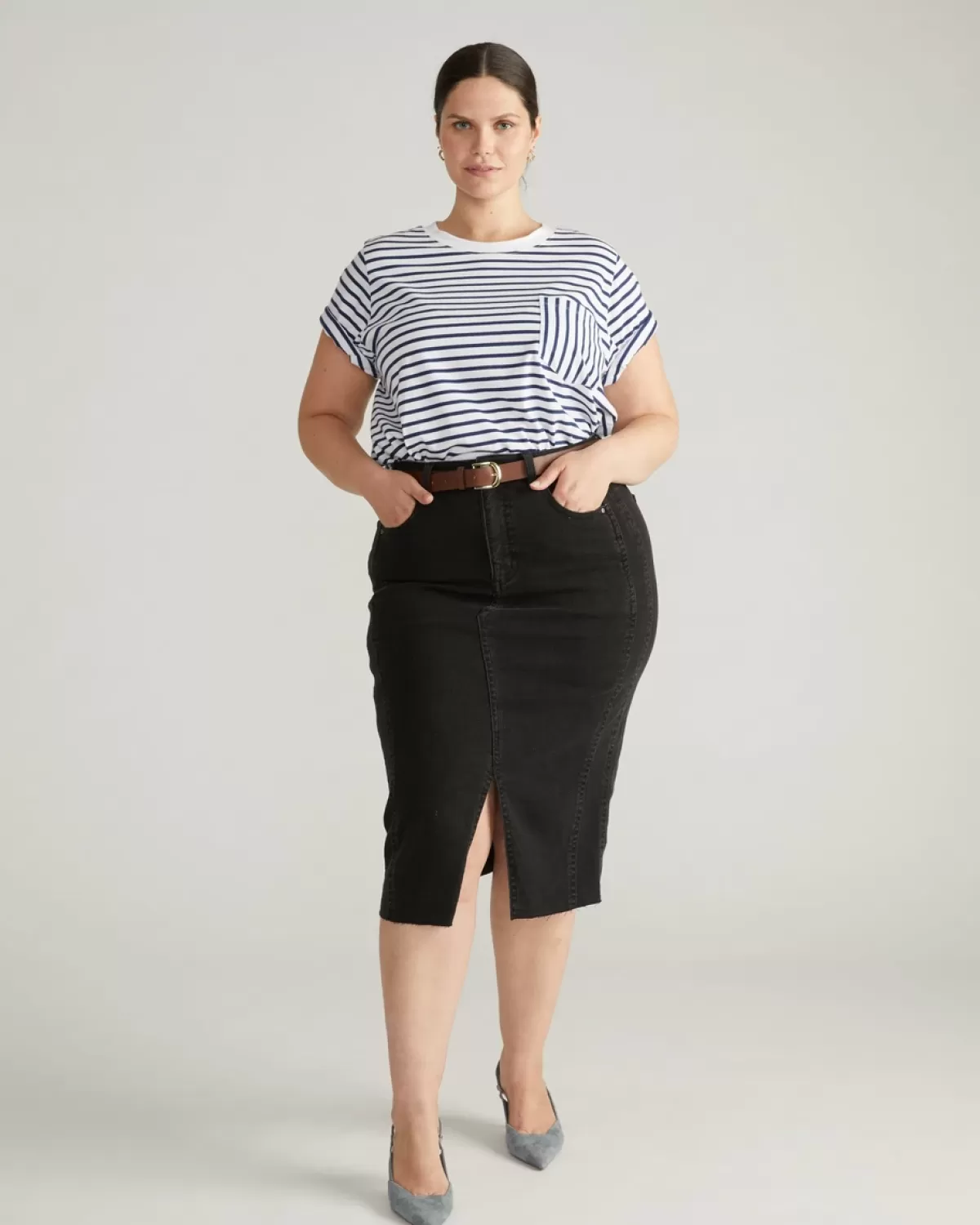 Breton Stripe Garcon Tee>Universal Standard Best