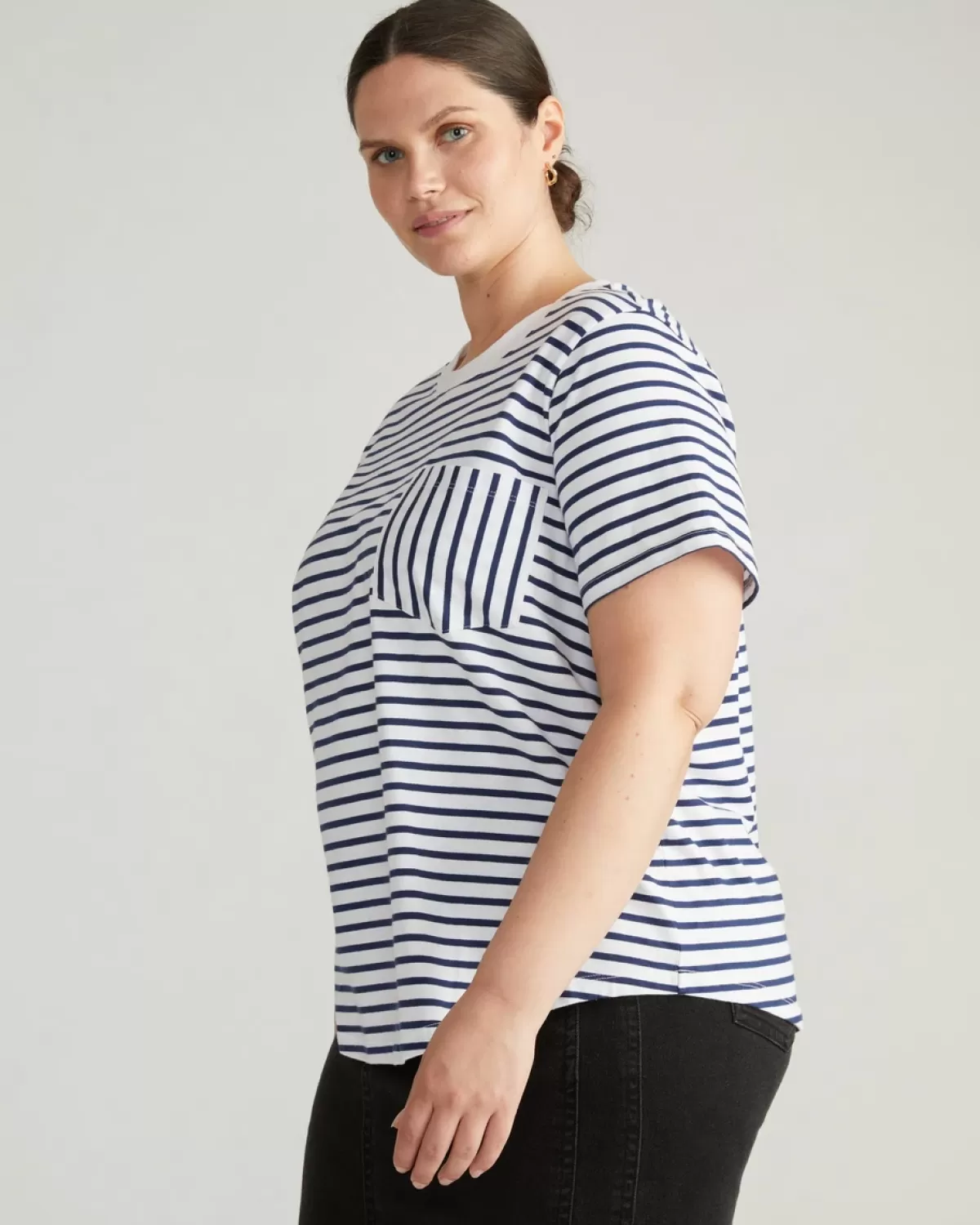 Breton Stripe Garcon Tee>Universal Standard Best