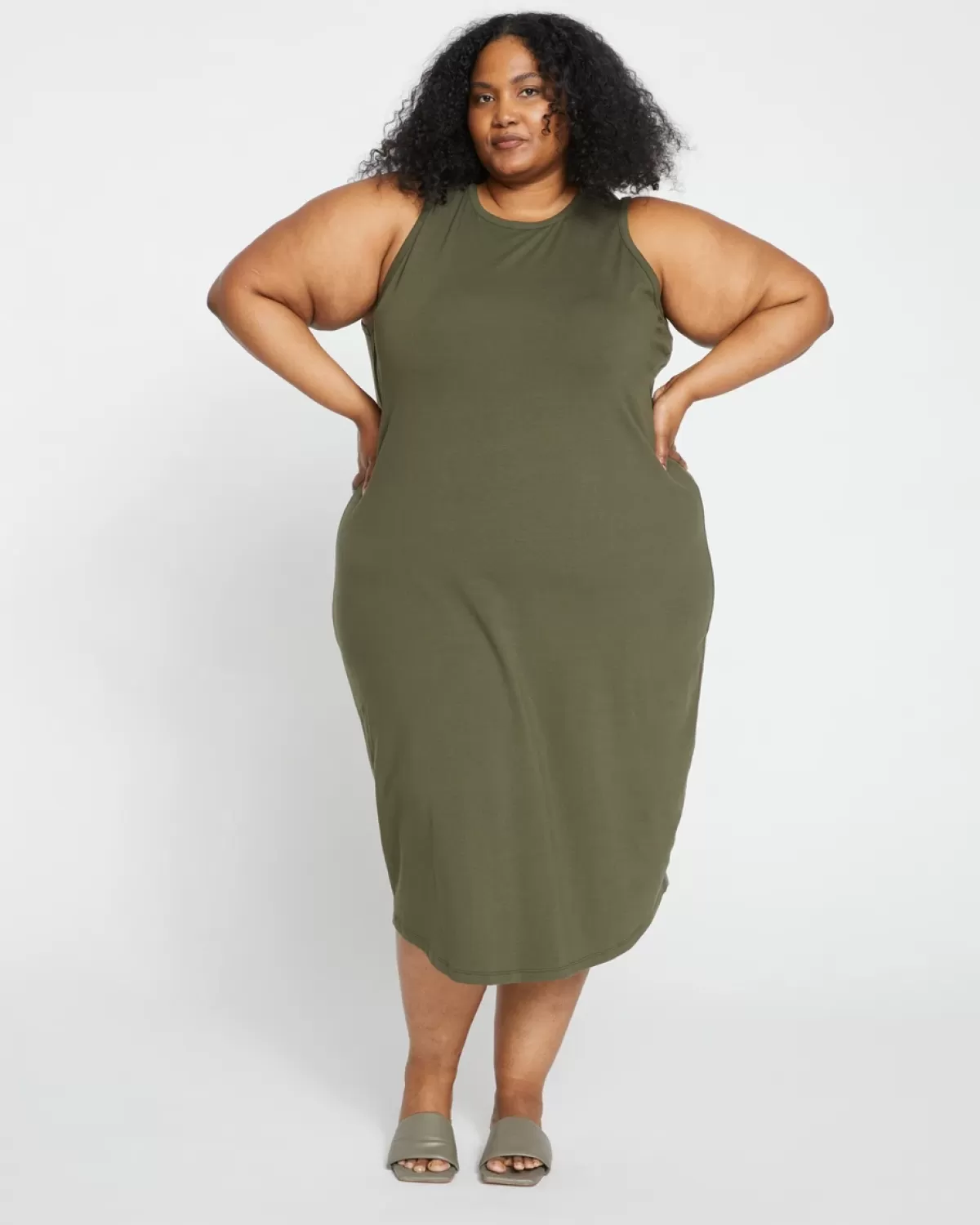 Cai High Neck Tank Dress>Universal Standard Sale