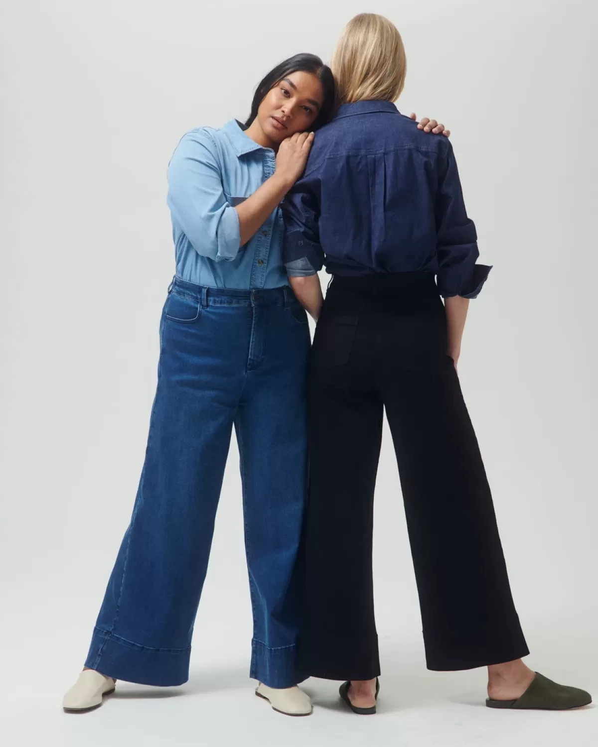 Carrie High Rise Wide Leg Jeans>Universal Standard Clearance