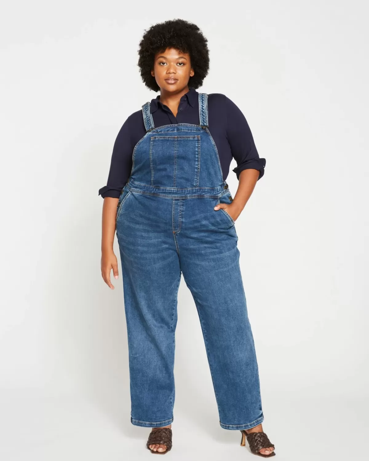 Casey Classic Denim Overalls>Universal Standard Best