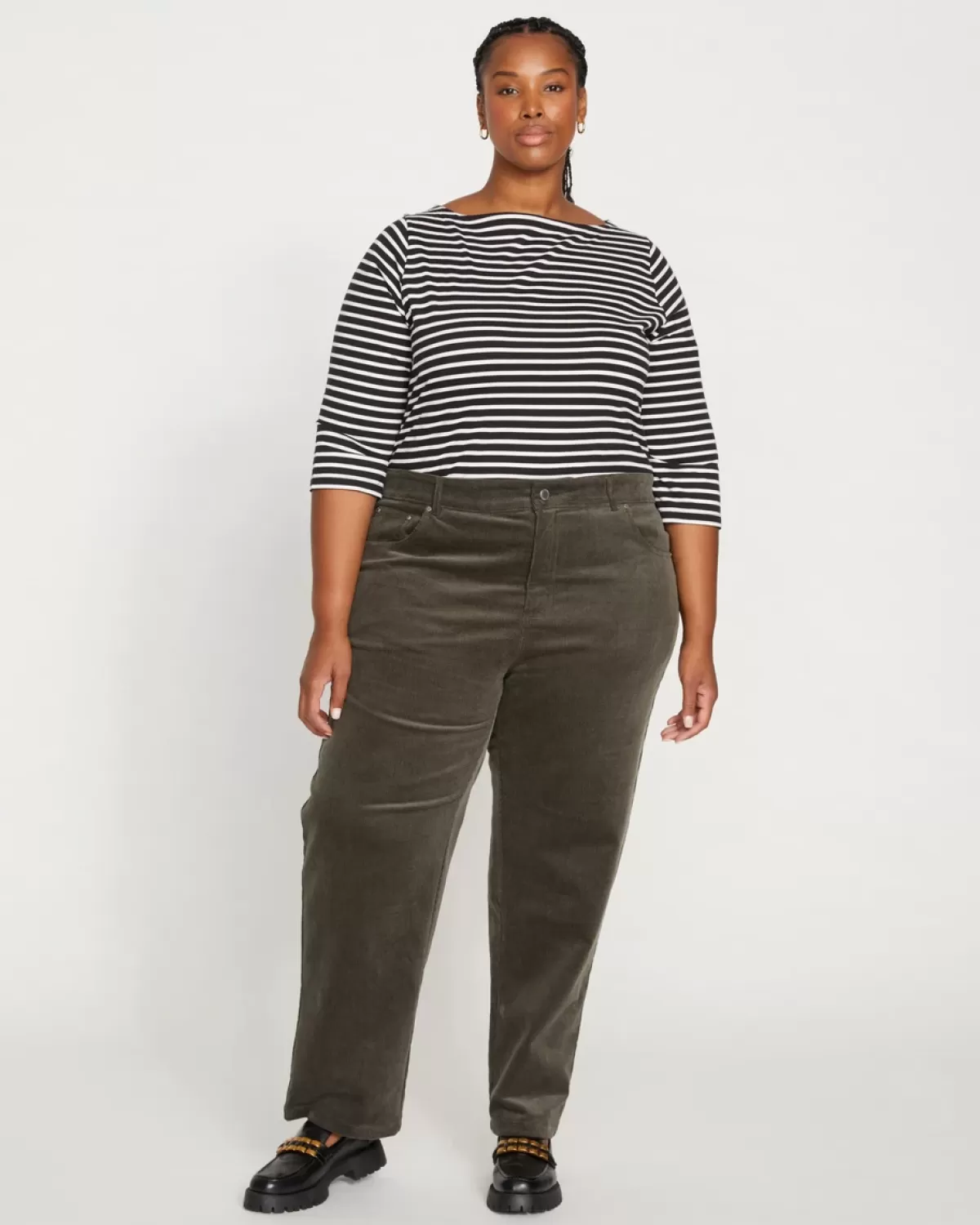 Cassidy High Rise Straight Corduroy Pants>Universal Standard Shop