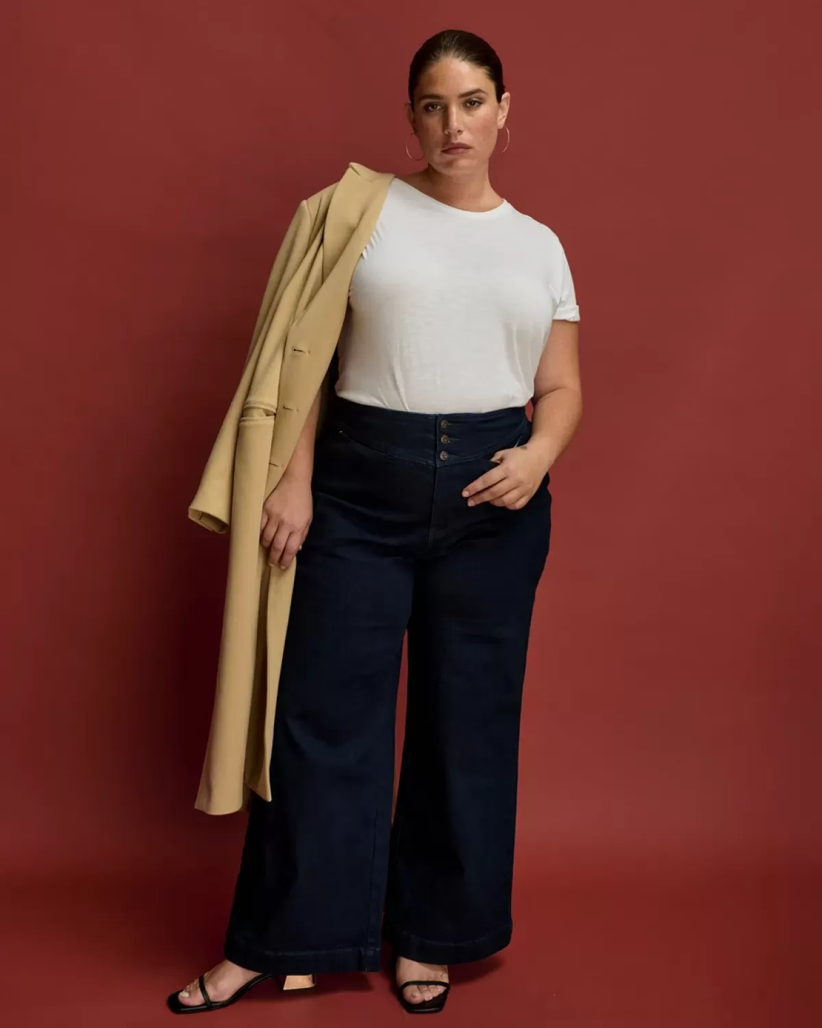 Charlie High Rise Sailor Jeans>Universal Standard Fashion