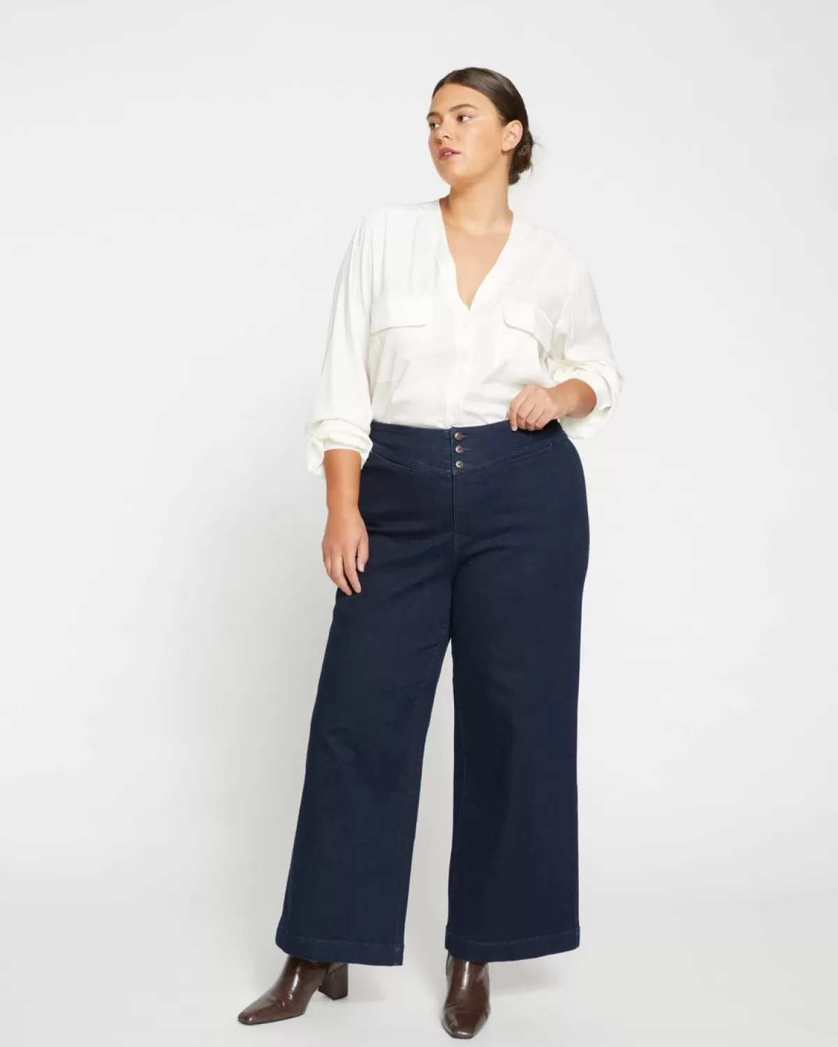 Charlie High Rise Sailor Jeans>Universal Standard Fashion