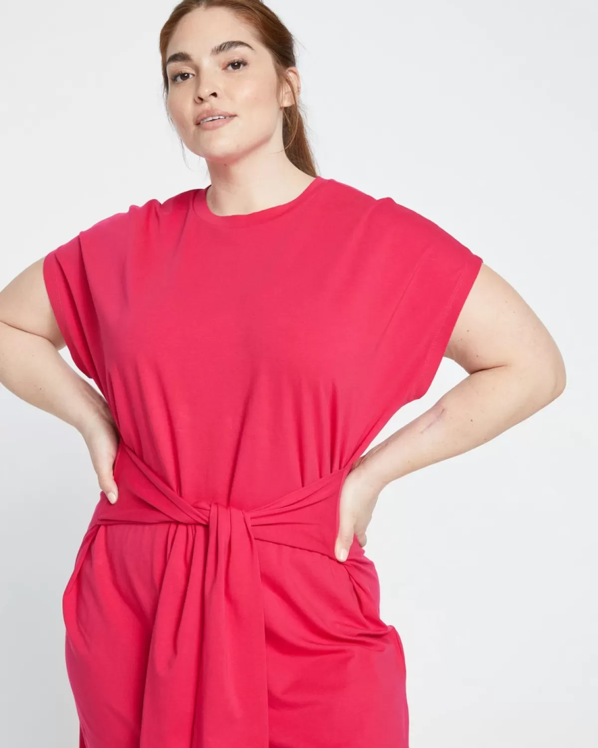 Classic Jersey Tie Dress>Universal Standard New