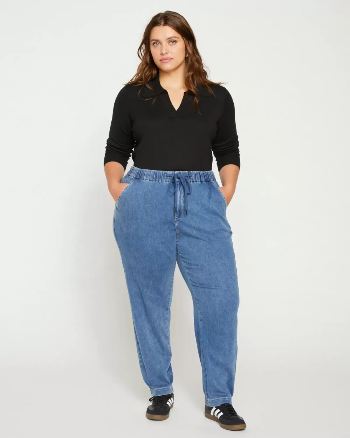 ComfortDenim Drawstring Jean Trouser>Universal Standard Flash Sale
