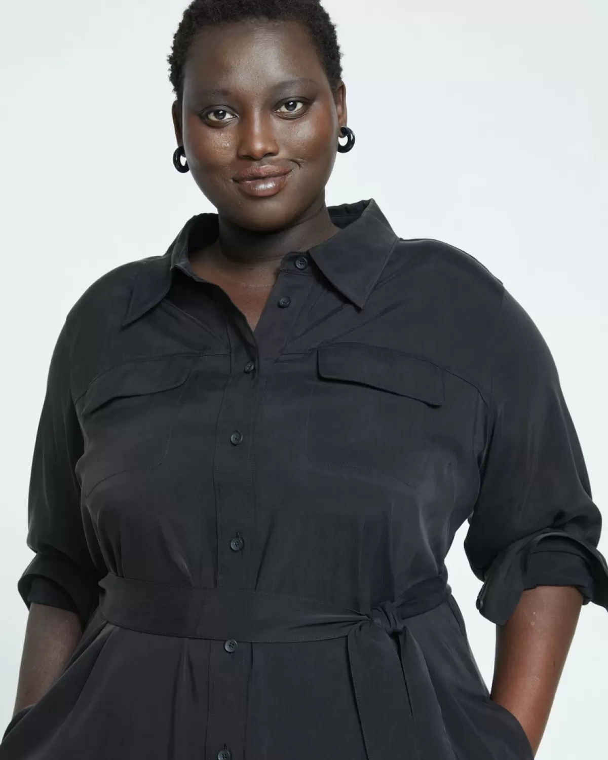 Cooling Stretch Cupro Savannah Dress>Universal Standard Fashion