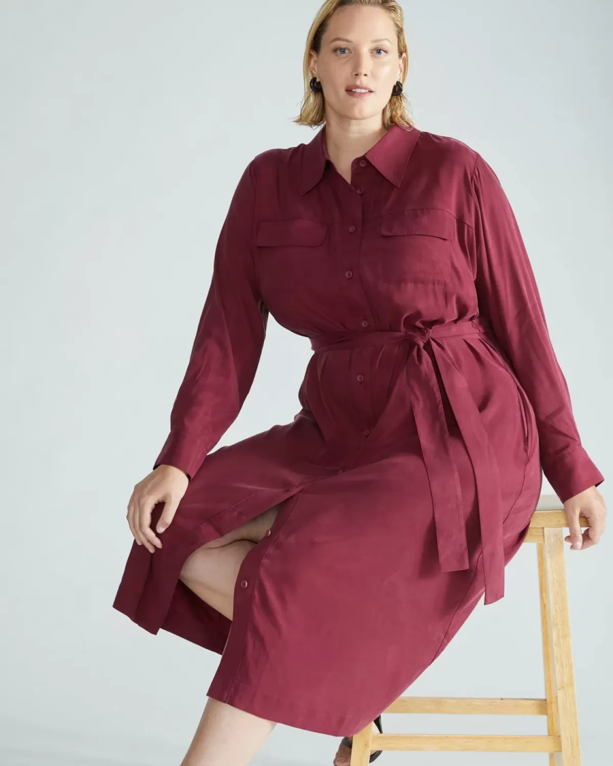 Cooling Stretch Cupro Savannah Dress>Universal Standard Best Sale