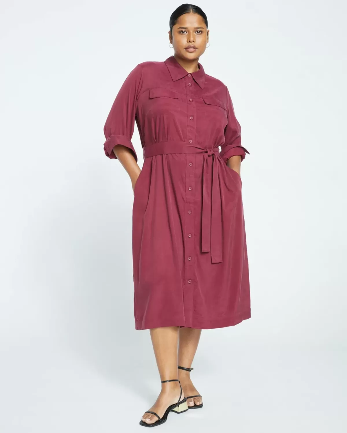 Cooling Stretch Cupro Savannah Dress>Universal Standard Best Sale