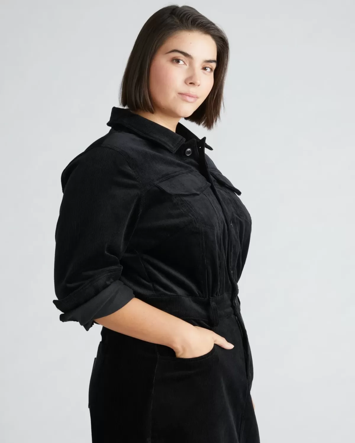 Dakota Corduroy Dress>Universal Standard Clearance