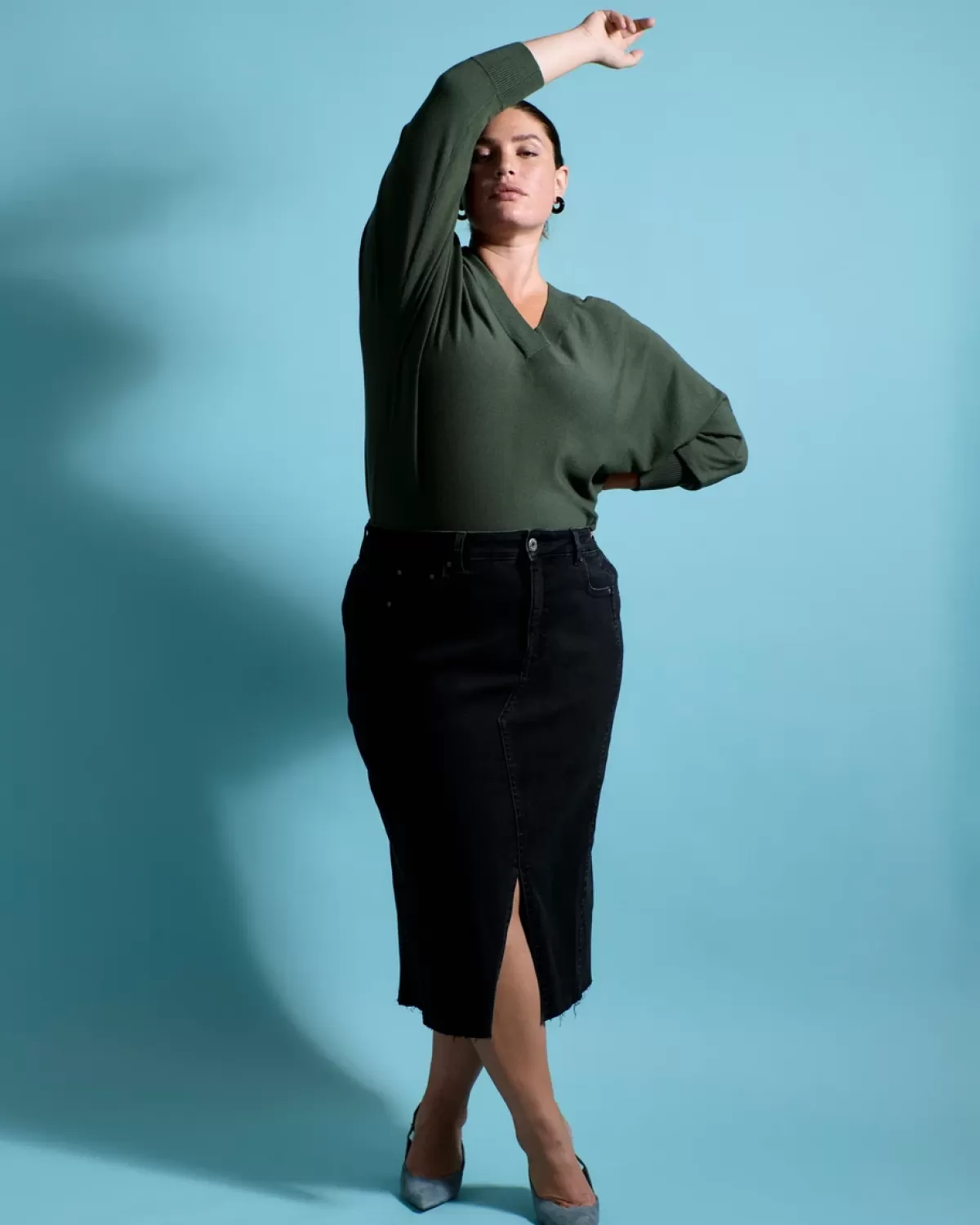 Dakota Denim Skirt>Universal Standard Shop