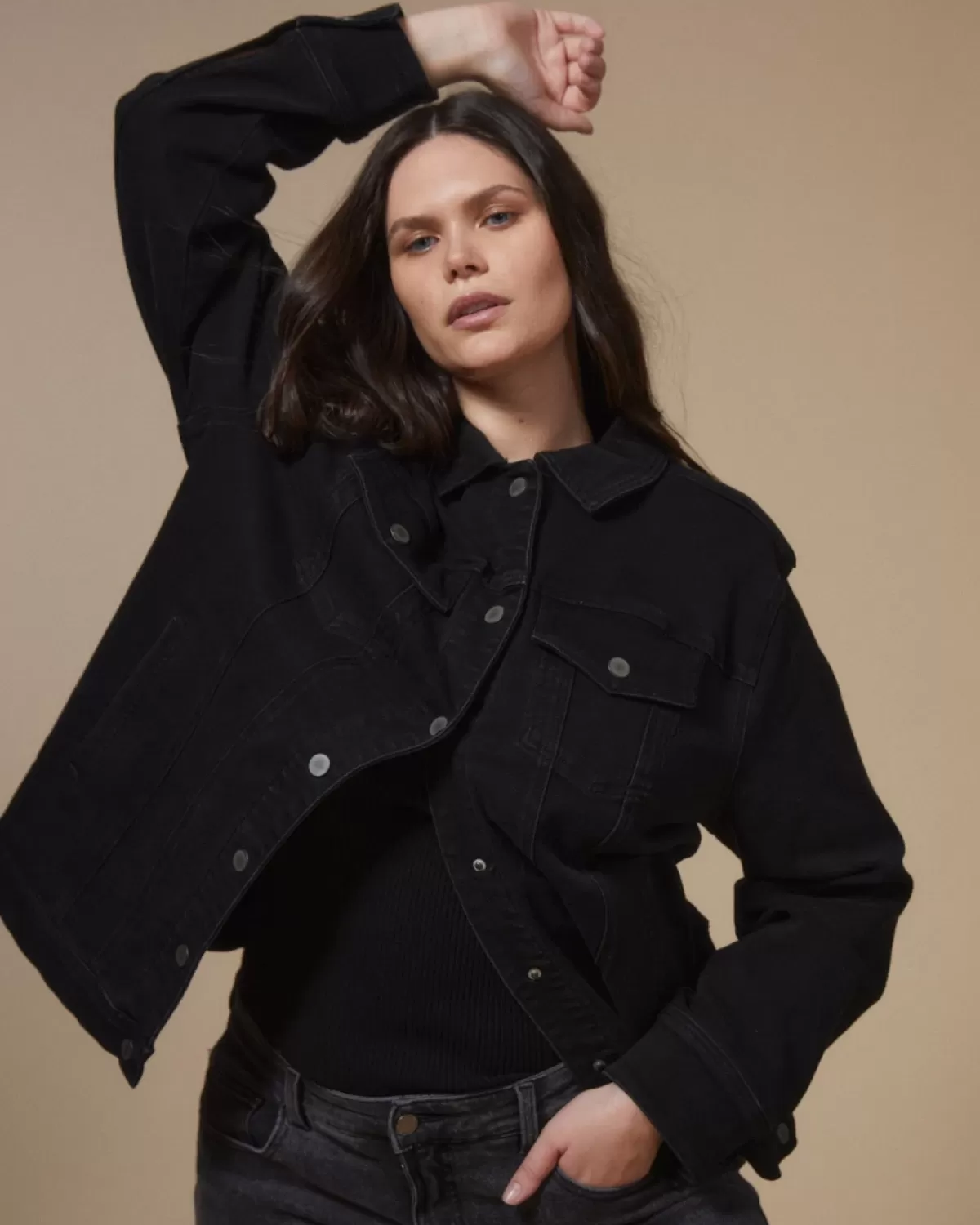 Denim Chore Jacket>Universal Standard Hot