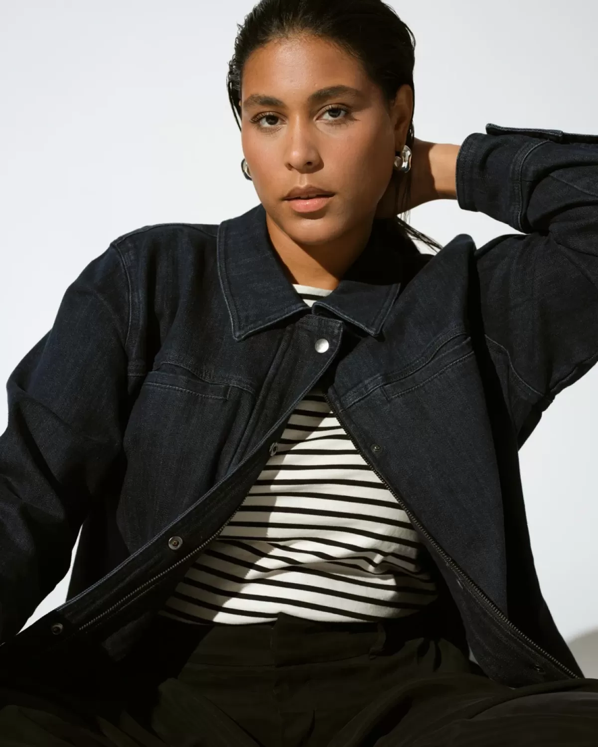 Denim Utility Jacket>Universal Standard Store