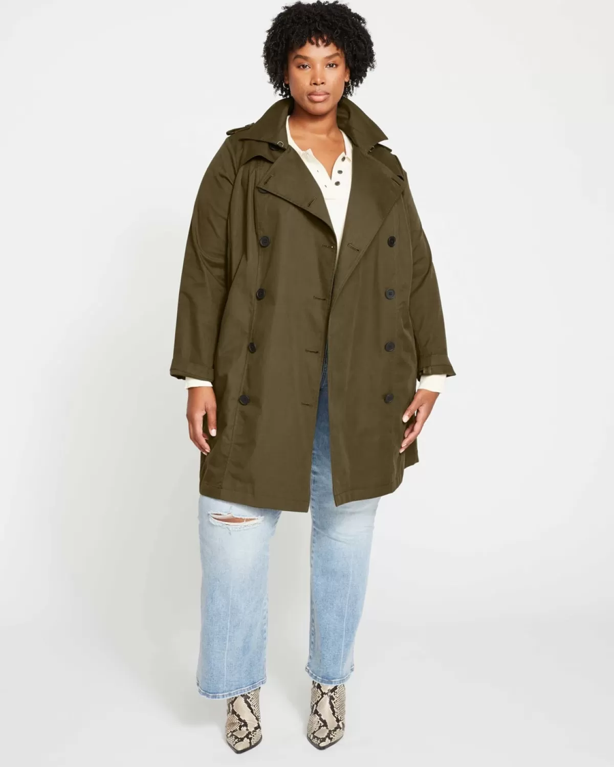 Derjon Trench Coat>Universal Standard Best