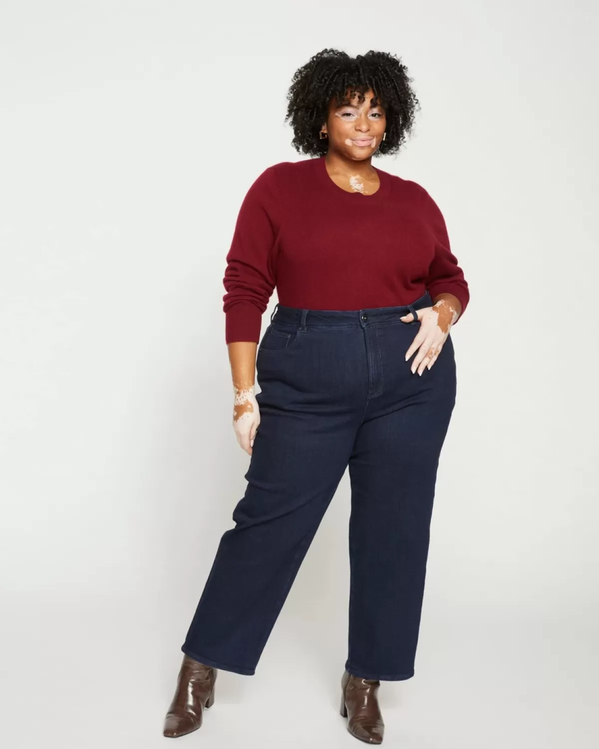 Donna High Rise Curve Straight Leg Jeans 27 Inch>Universal Standard Best