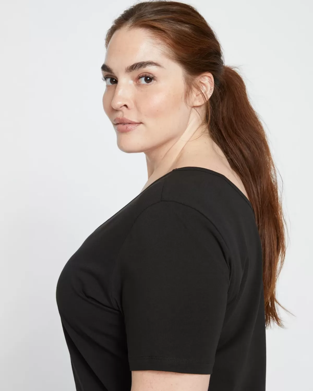 Double V Tee>Universal Standard Flash Sale