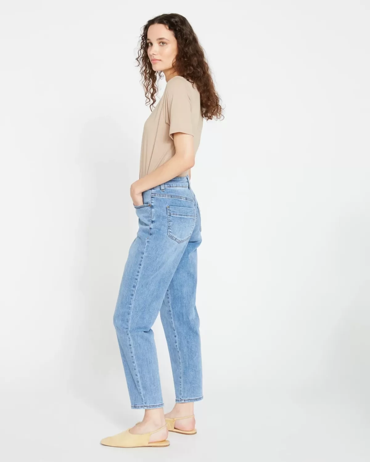 Dylan High Rise Tapered Jeans 29 Inch>Universal Standard Discount