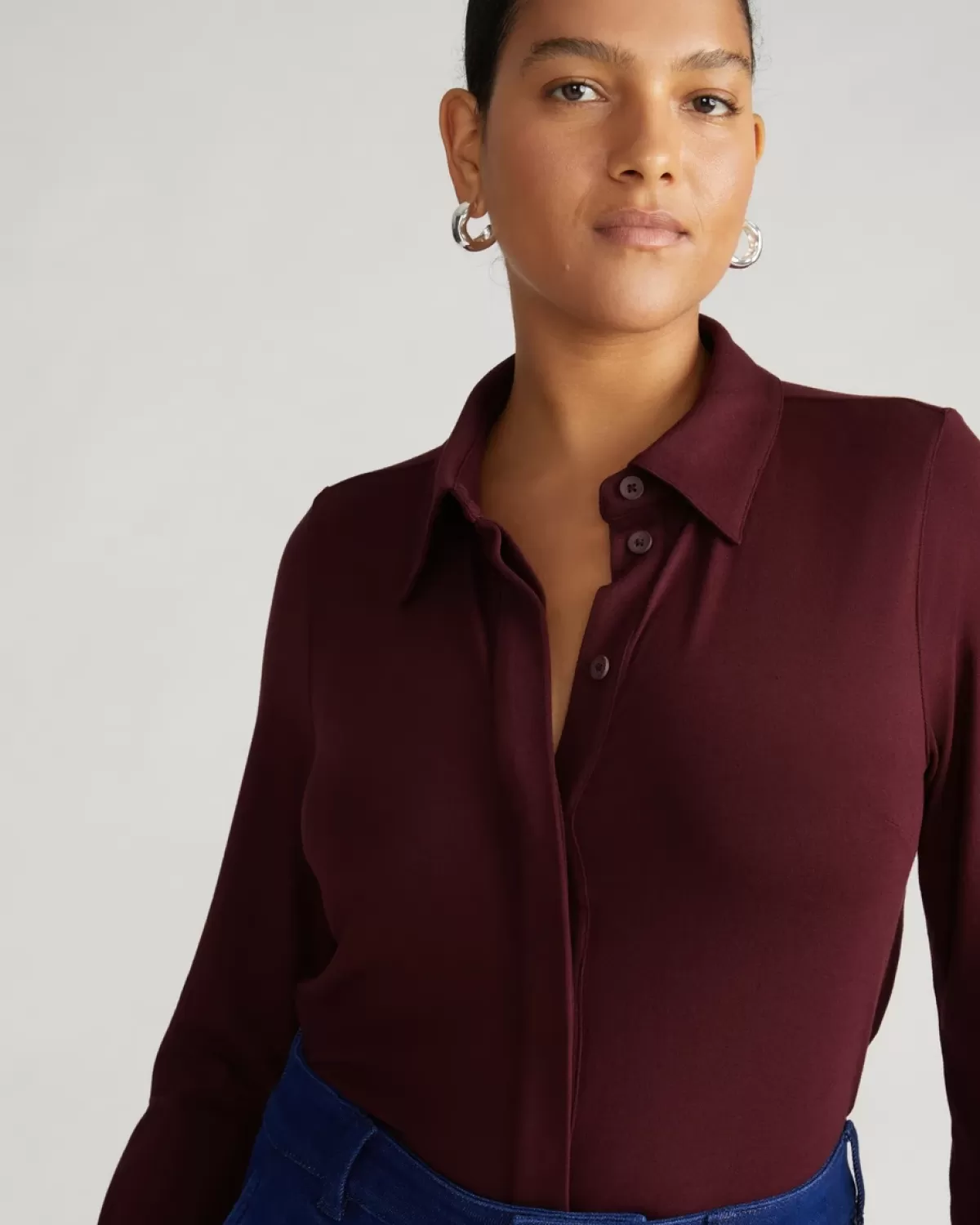 Elbe Liquid Jersey Shirt Classic Fit>Universal Standard Clearance