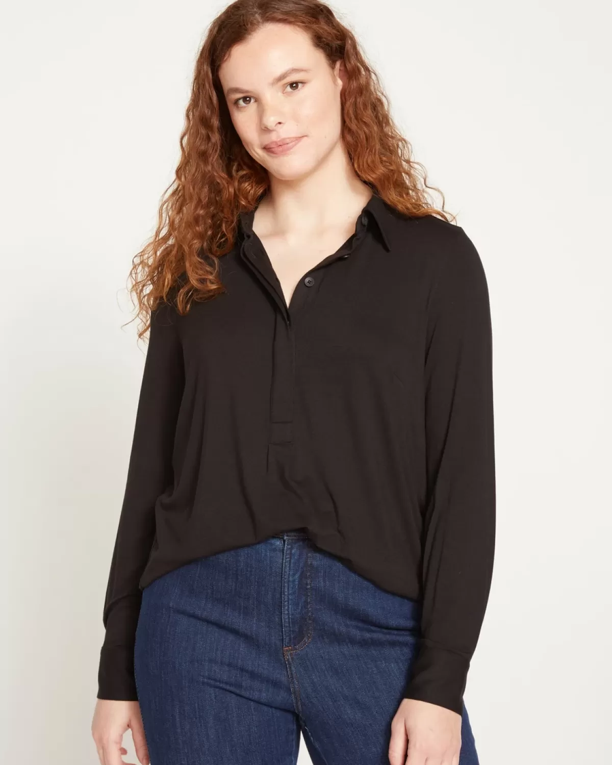 Elbe Popover Liquid Jersey Shirt Classic Fit>Universal Standard Online
