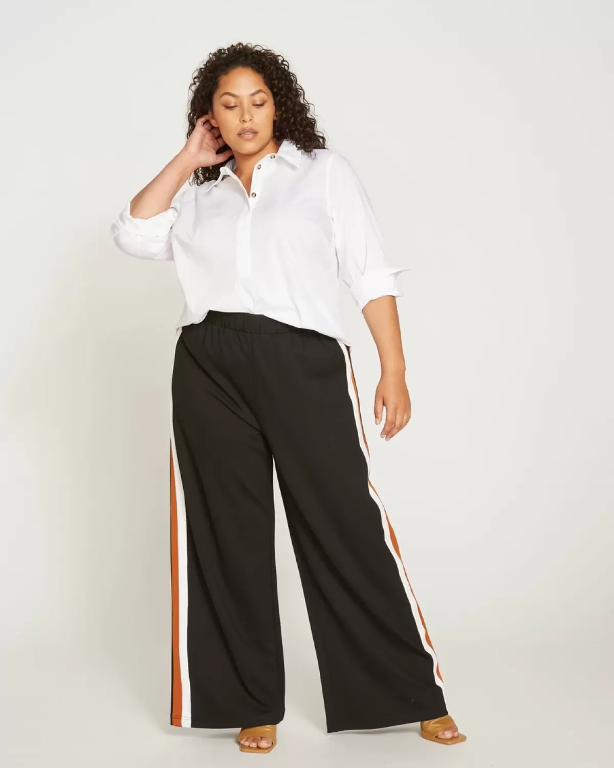 Elbe Popover Stretch Poplin Shirt Classic Fit>Universal Standard Flash Sale
