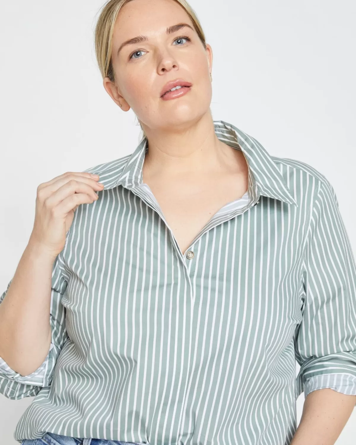 Elbe Stretch Poplin Shirt Classic Fit>Universal Standard Cheap