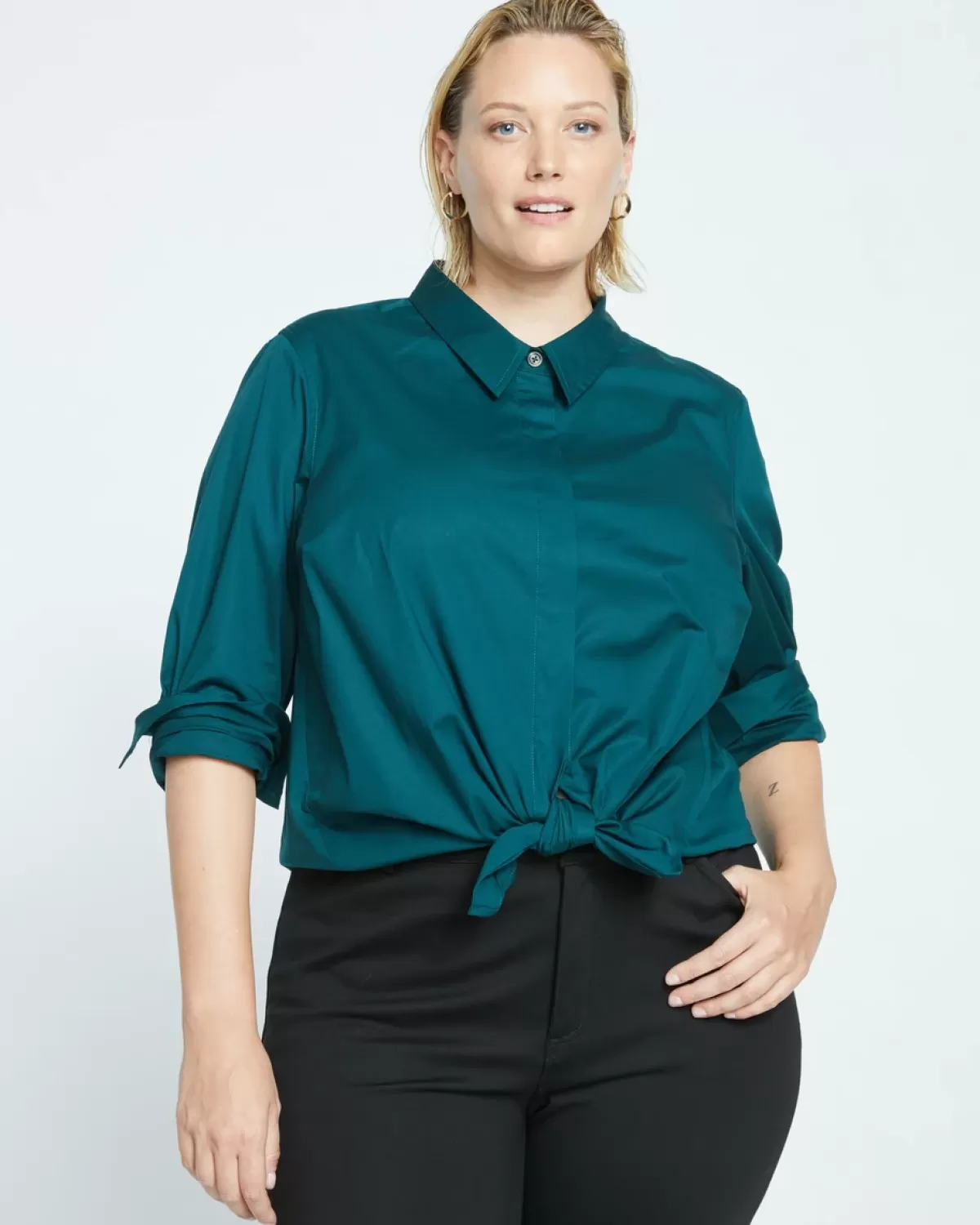 Elbe Stretch Poplin Shirt Classic Fit>Universal Standard Best Sale