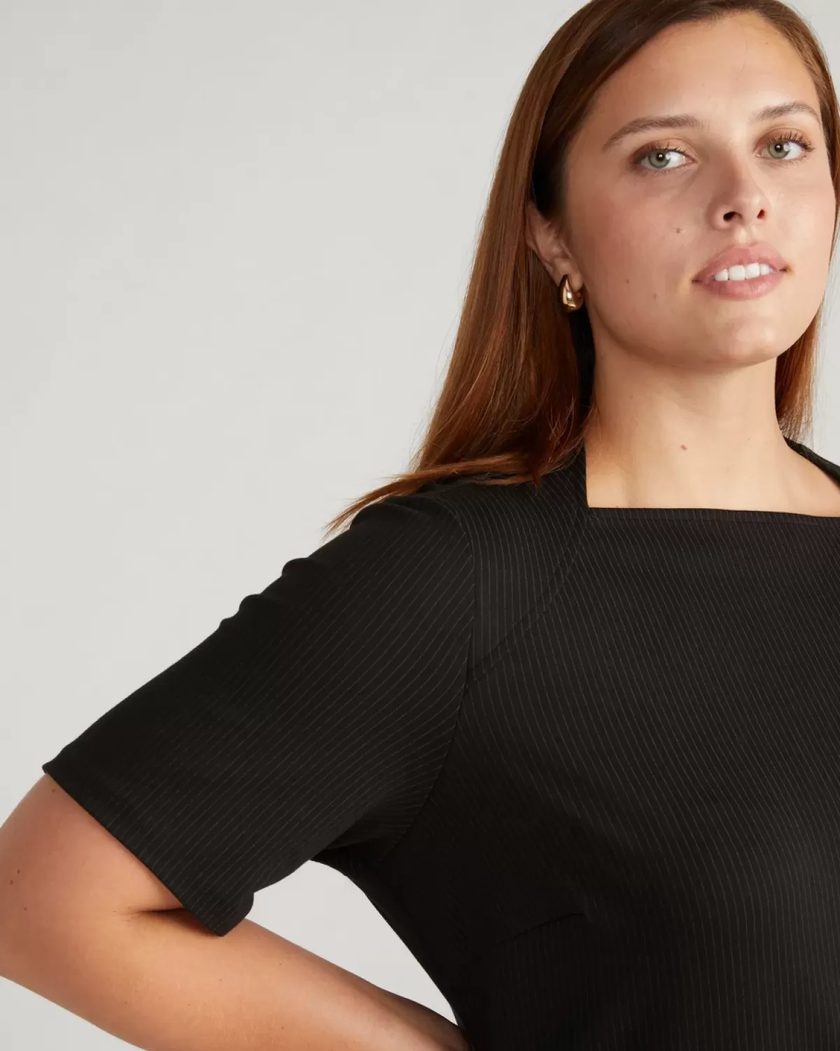 Envelope Neck Ponte Dress>Universal Standard Best
