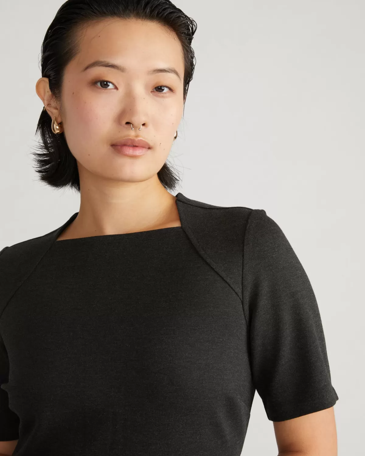 Envelope Neck Ponte Dress>Universal Standard Outlet