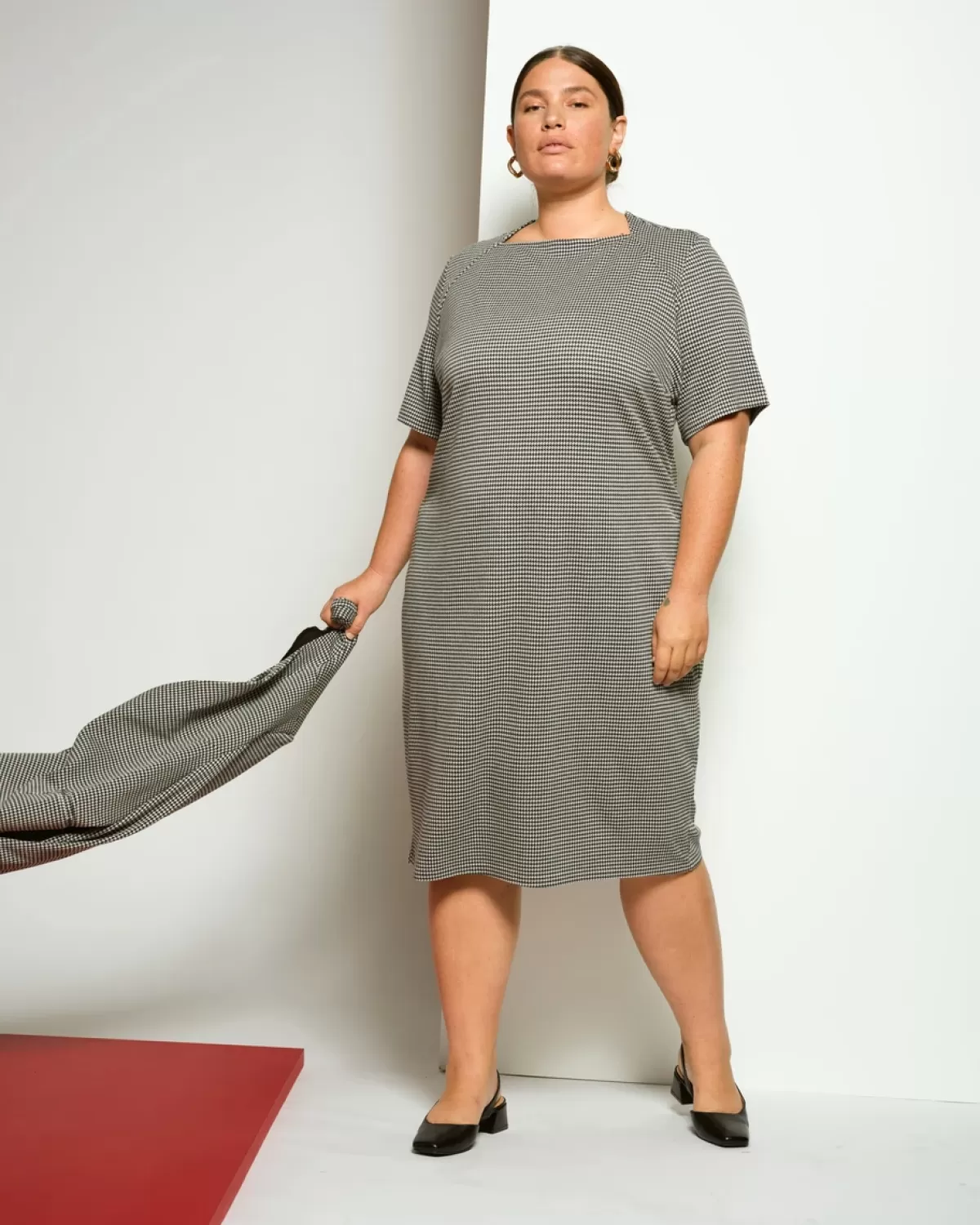 Envelope Neck Ponte Dress>Universal Standard Hot