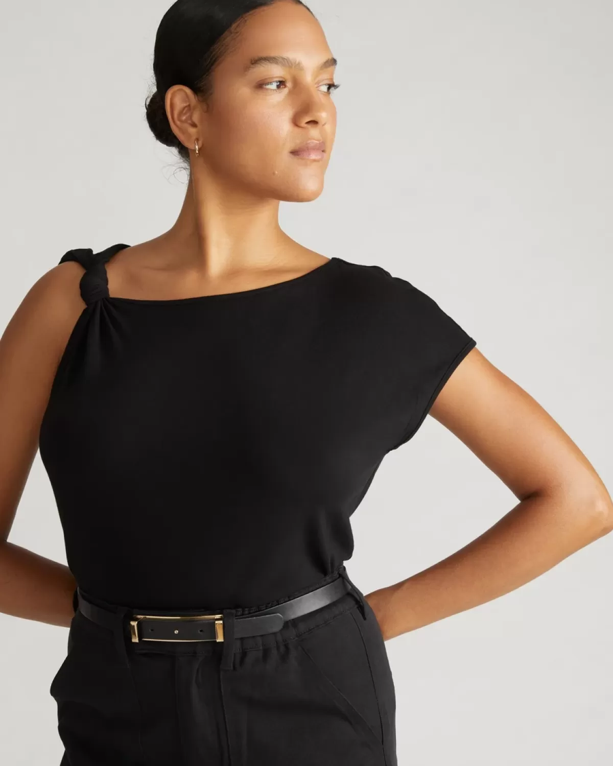 Estella Liquid Jersey Knot Tank>Universal Standard Fashion