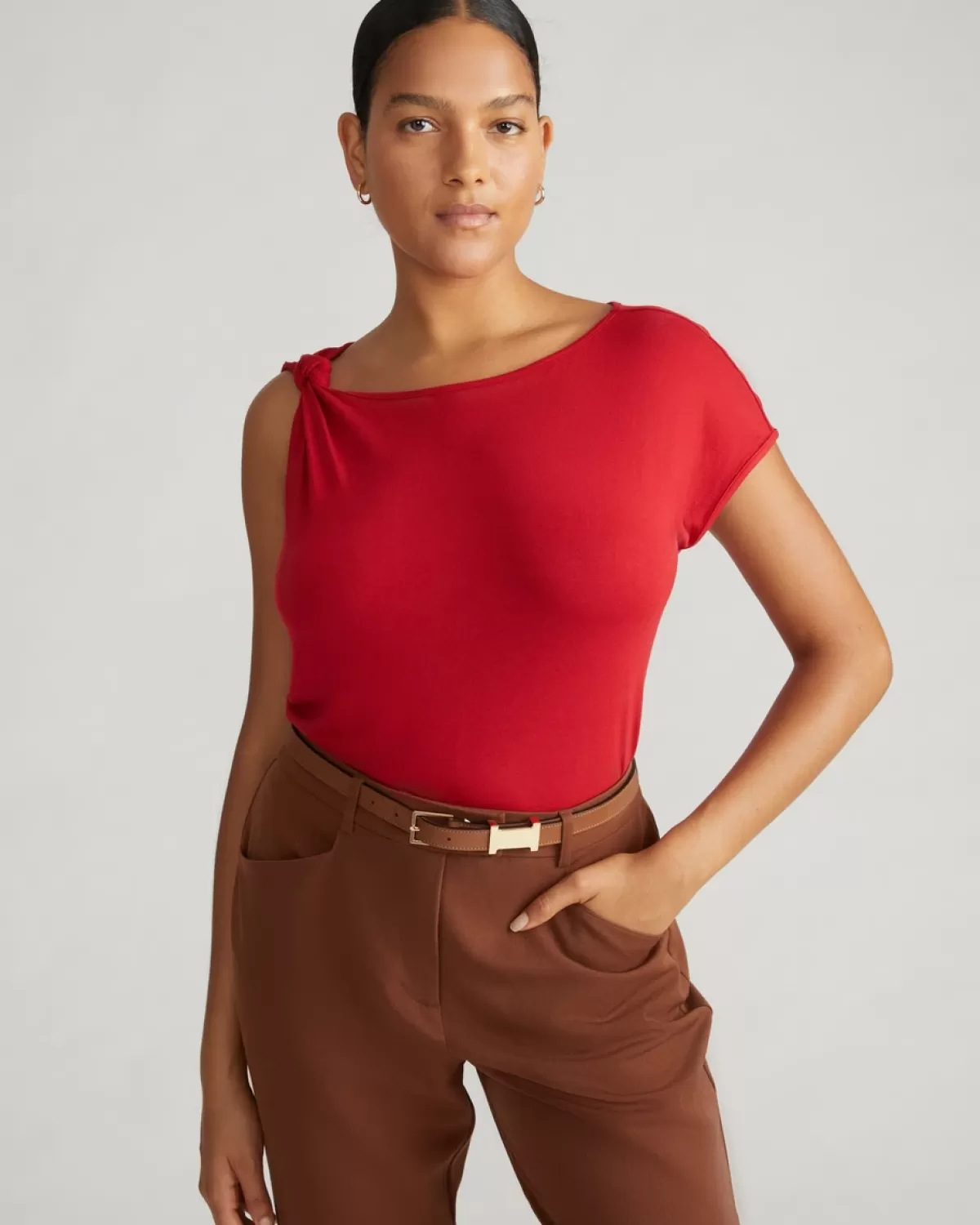 Estella Liquid Jersey Knot Tank>Universal Standard Hot