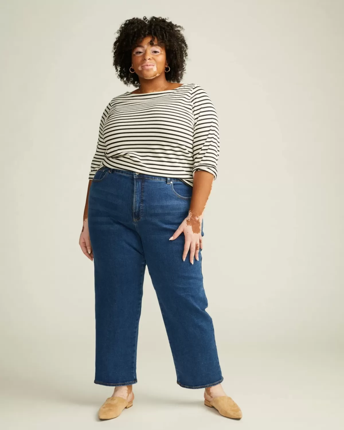 Etta High Rise Straight Leg Jeans 28 Inch>Universal Standard Store