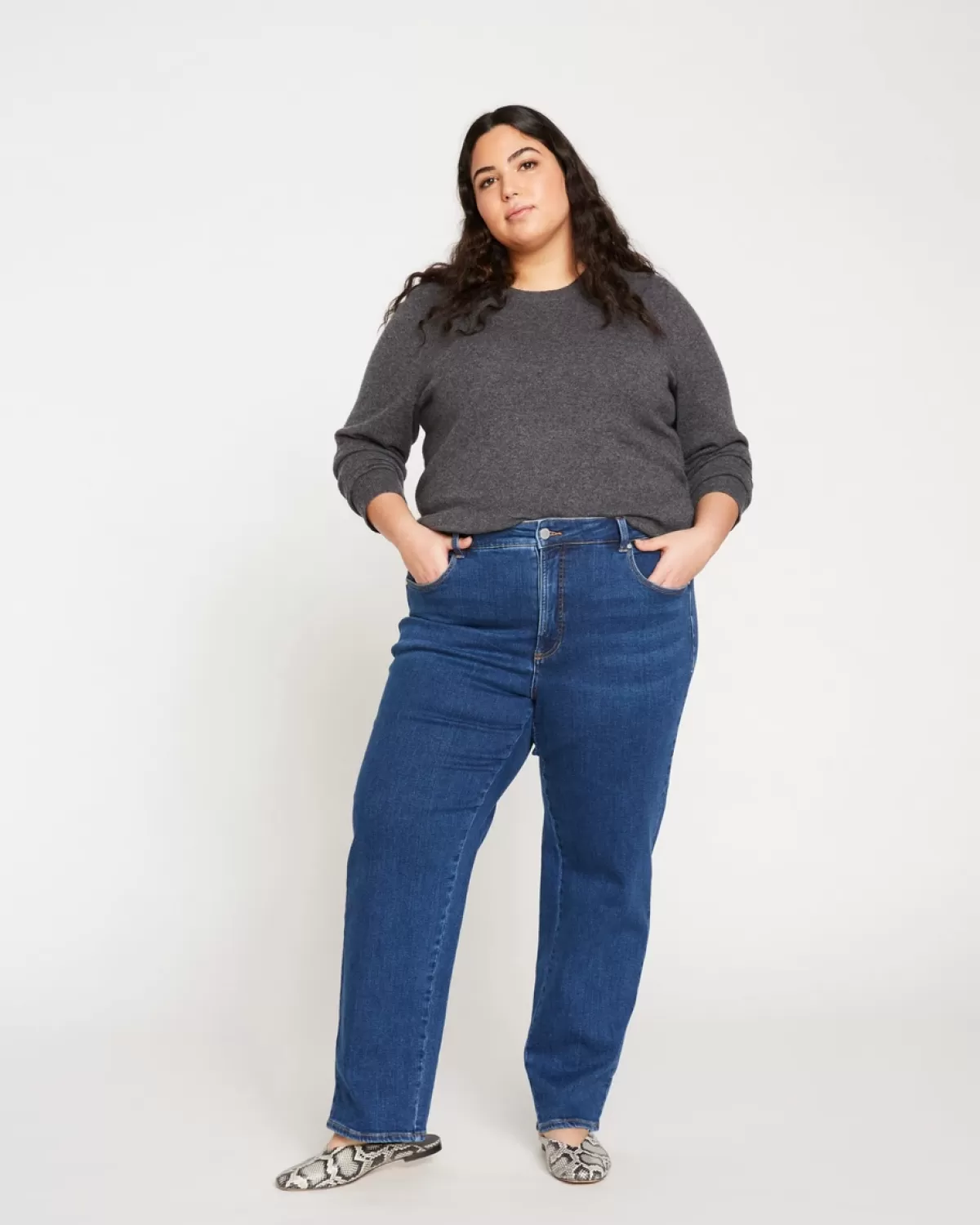 Etta High Rise Straight Leg Jeans 31 Inch>Universal Standard Best