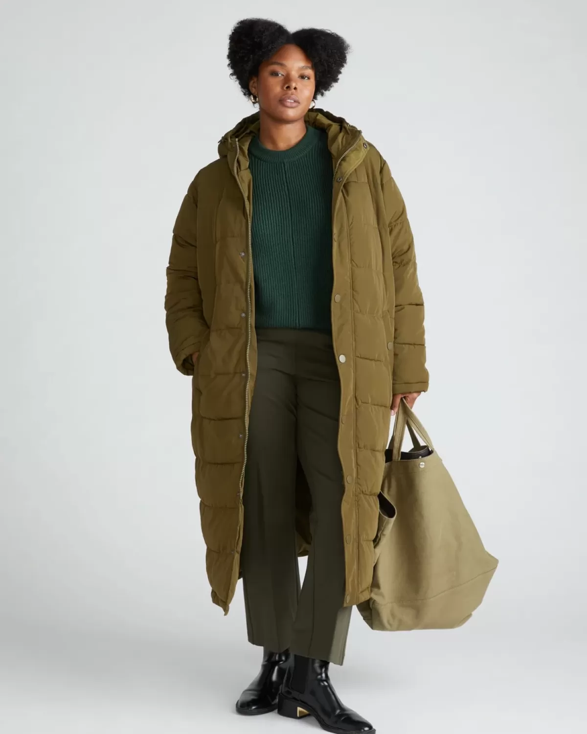 Everest Long Hooded Puffer 2>Universal Standard Discount