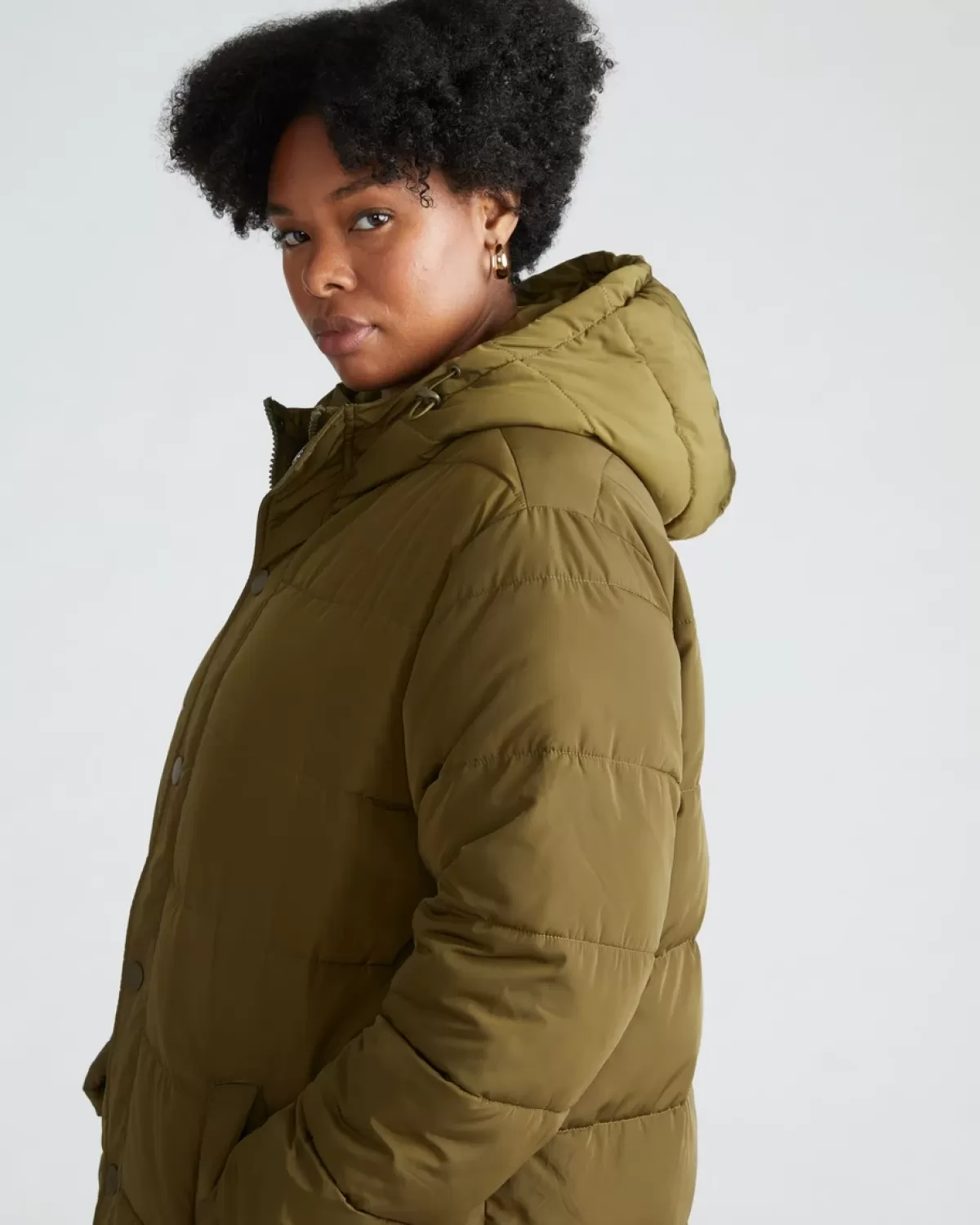 Everest Long Hooded Puffer 2>Universal Standard Discount