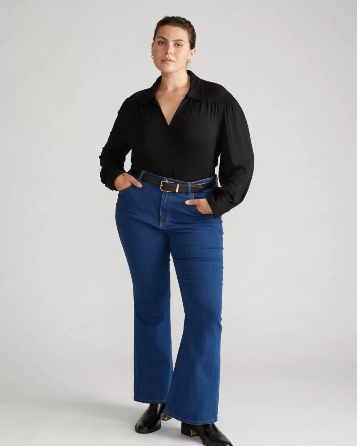 Farrah High Rise Flared Jeans>Universal Standard New